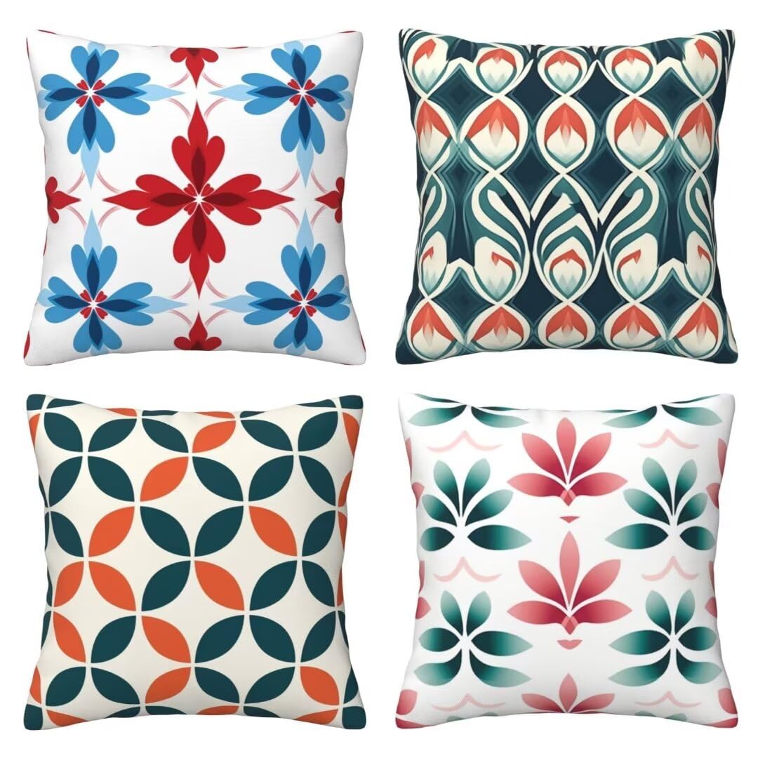 Housse de coussin 50x50 douce pour soulager les maux de dos sur le canapé