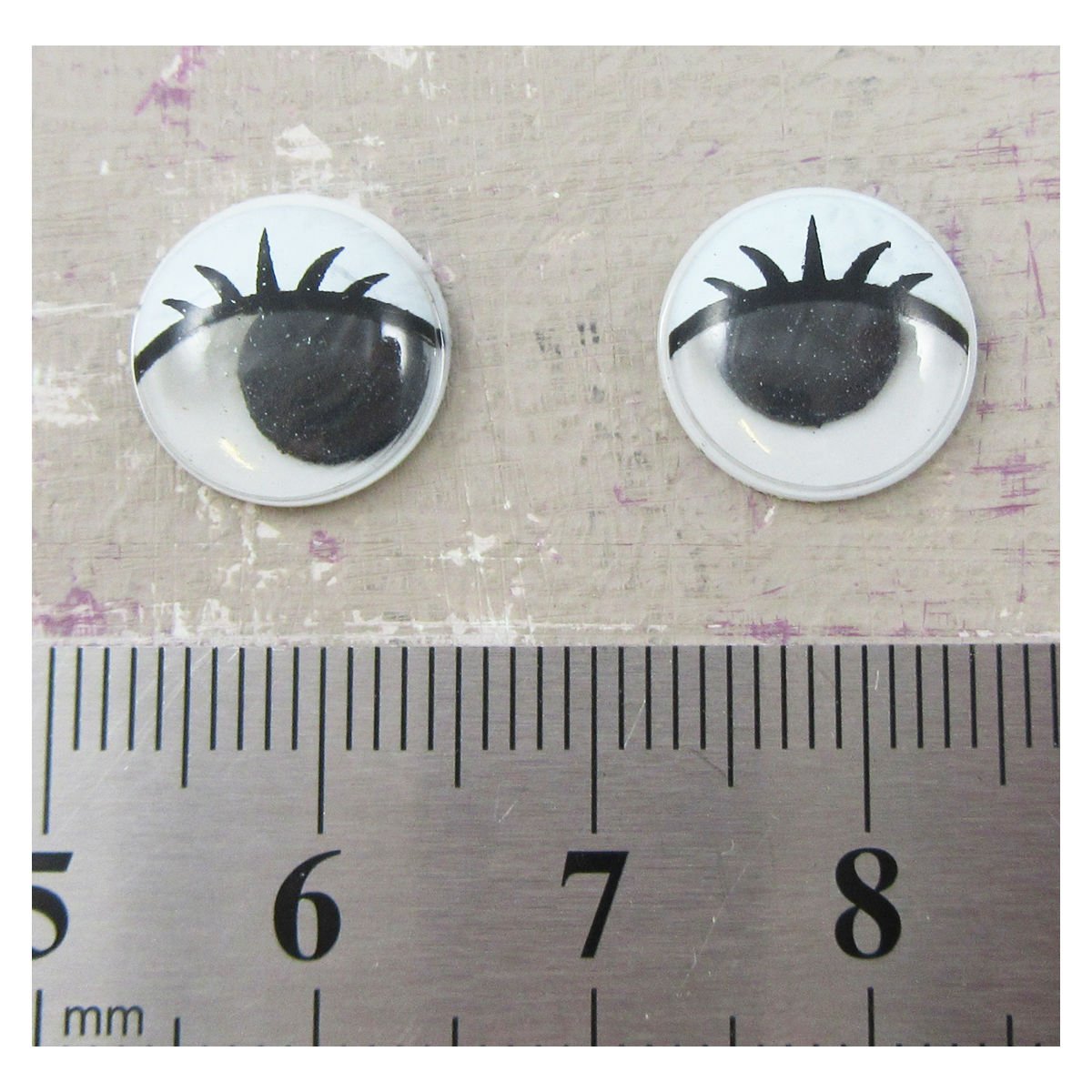 Beads4crafts Glue On Wobbly Googly Eyes *4 Colours* *9 Sizes* Arts Cratfs Scrapbooking (12Mm (Pack Of 20) C248)
