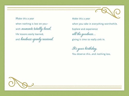 Vista 34 de Hallmark Tarjeta de cumpleaños de firma (Best Birthday Ever)