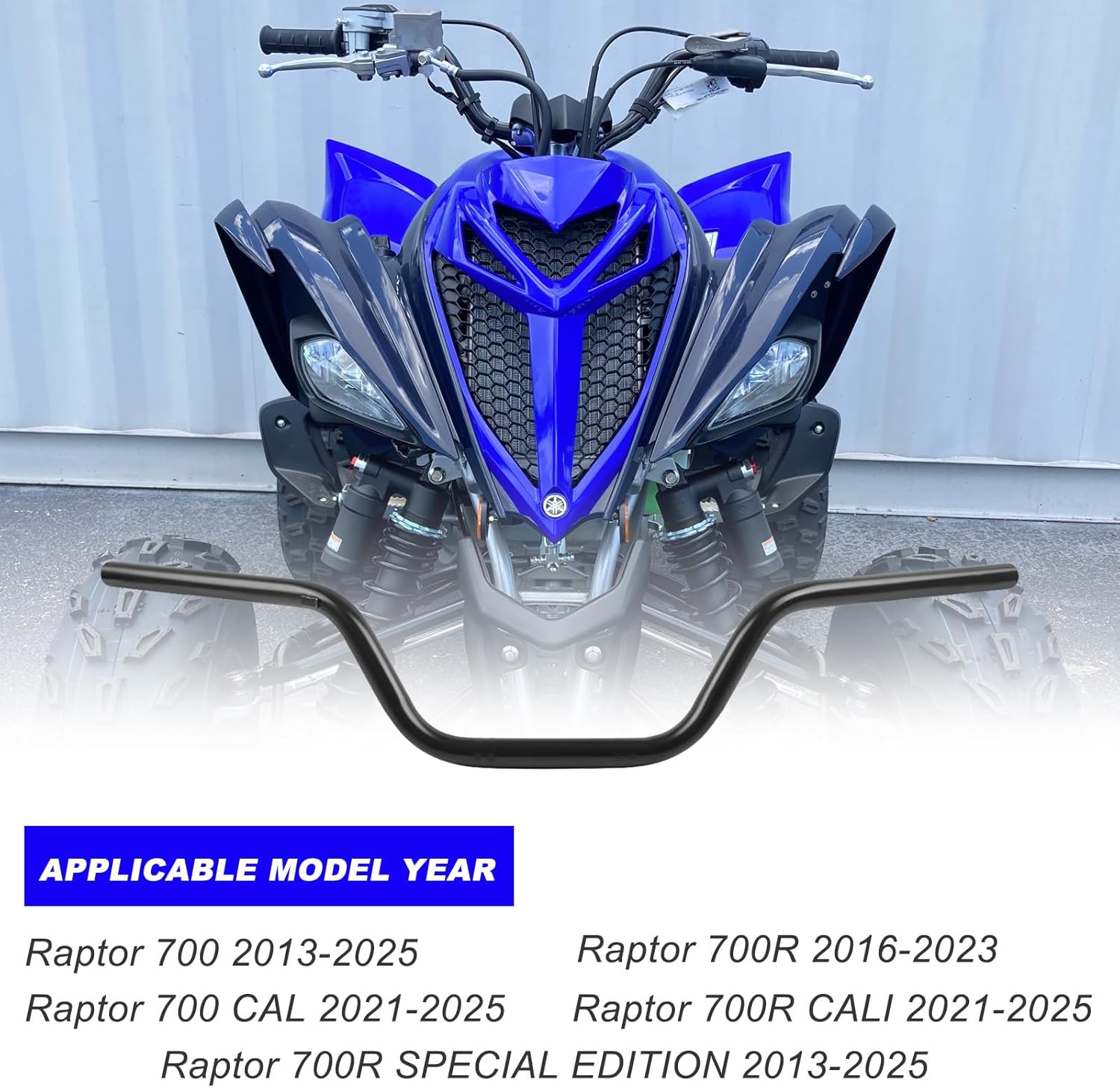 Heavy Duty Handlebar Motorcycle Handle Bars Replacement for Yamaha Raptor 700/R 700 CAL 700R CALI 700R SPECIAL EDITION 2013-2025