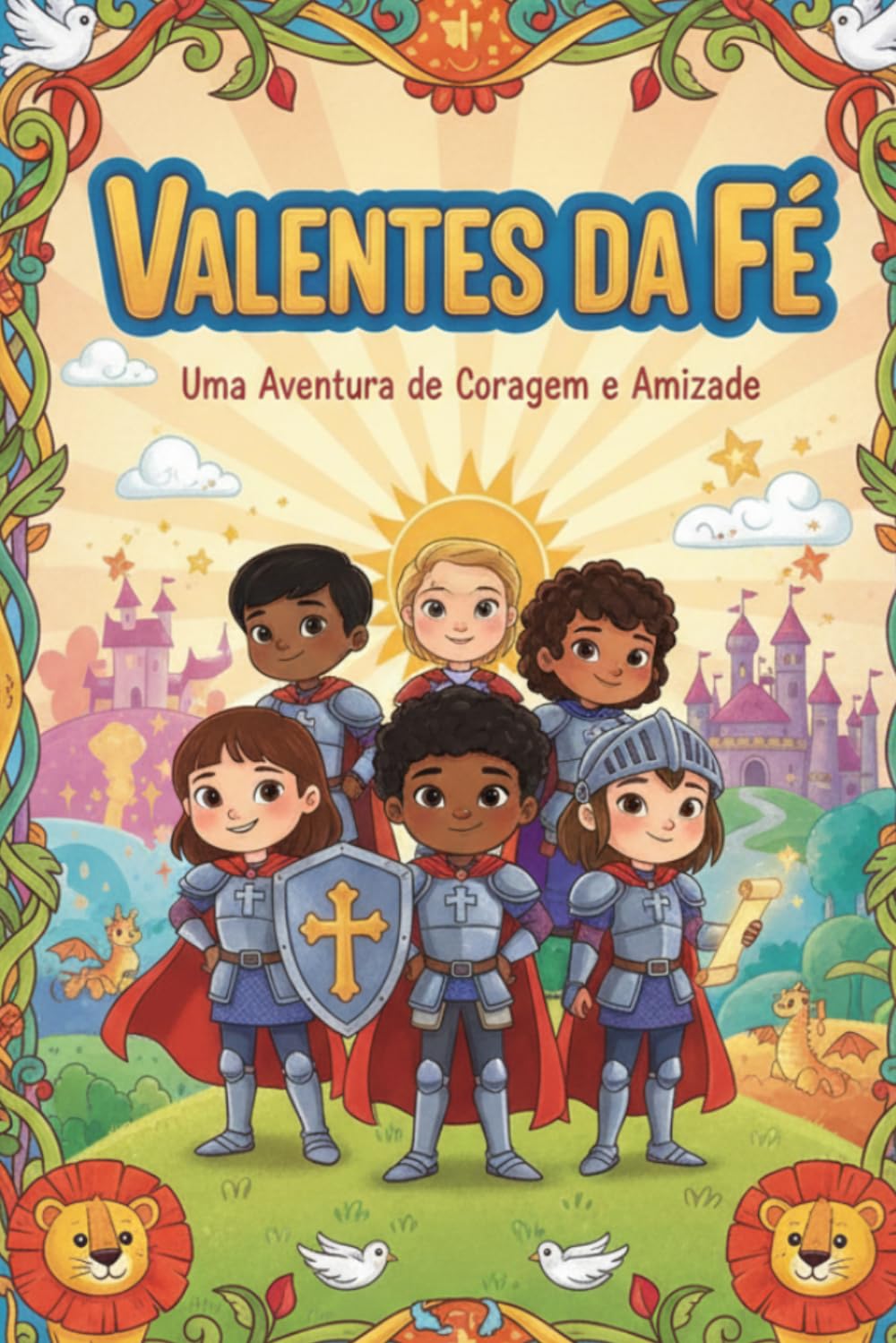Valentes da Fé - Livro para colorir sobre a fé