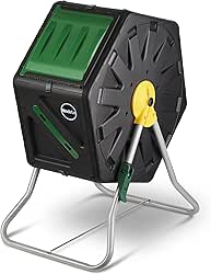 Miracle-Gro Compost Tumbler Single Chamber – Easy-Turn Composter Tumbler Outdoor