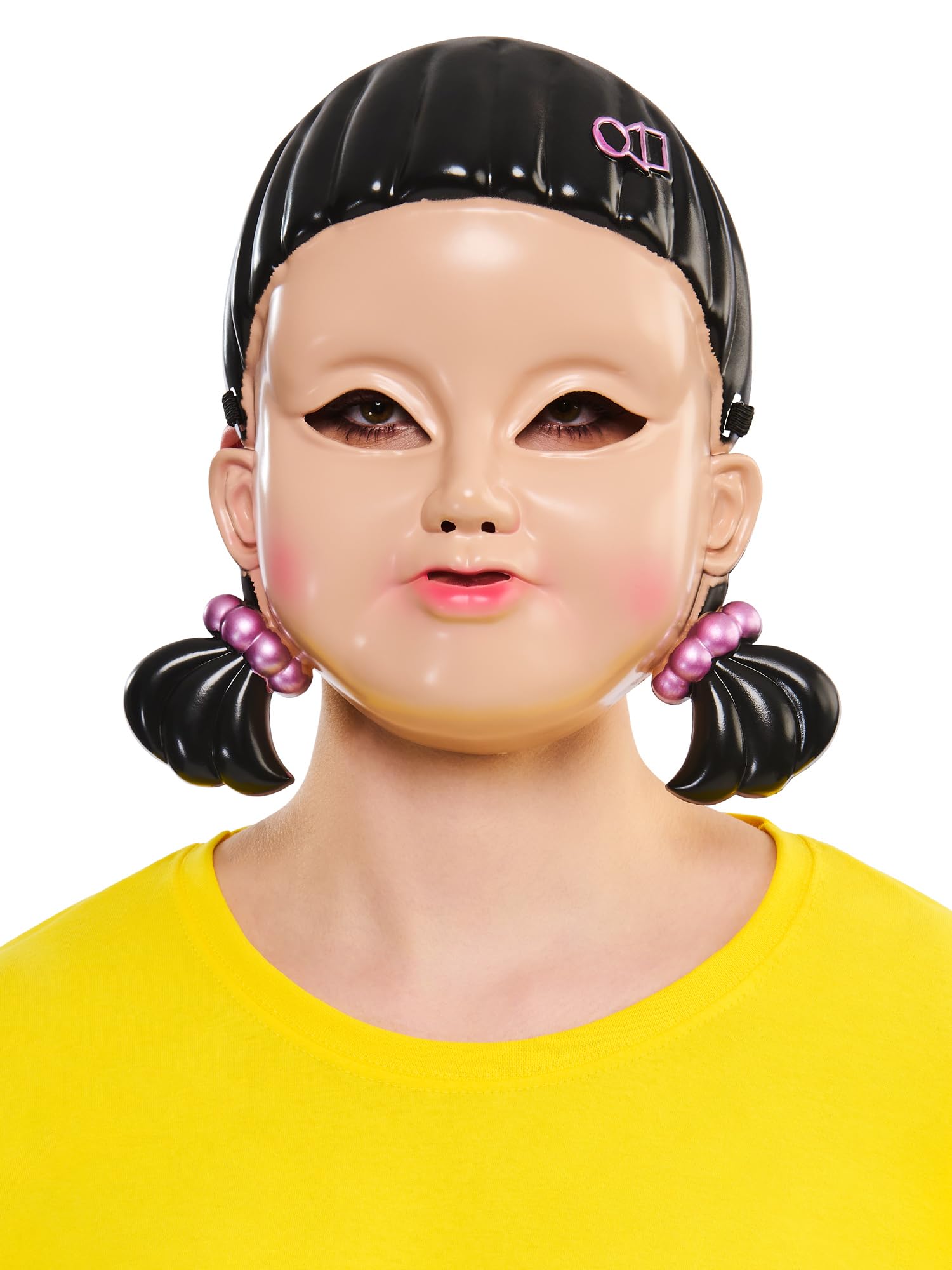 Rubies Robot Mask for Girls, Green Light, Red Light, Squid Game for Adults, Accessories, Costume, One Size, Unisex, Officially Licensed by Squid Game Netflix for Halloween