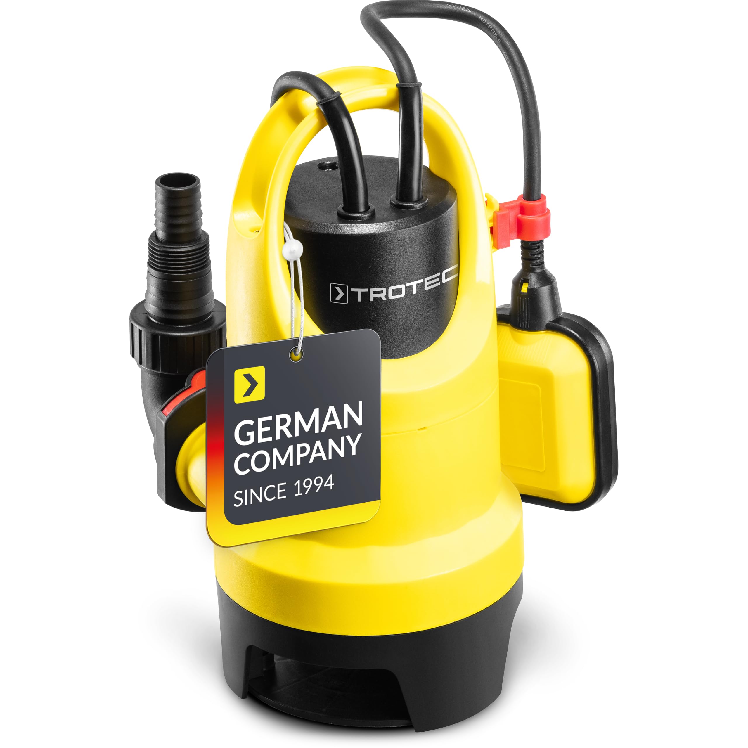 TROTEC Bomba sumergible de aguas residuales TWP 4036 E Potente potencia de 400 W para bombear hasta 7.500 litros por hora