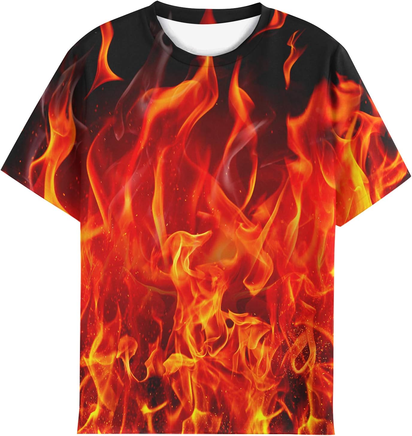 Boys Girls T Shirts 3D Printed Graphic Tees Shirts Crewneck Short Sleeve for Kids 6-16 Years