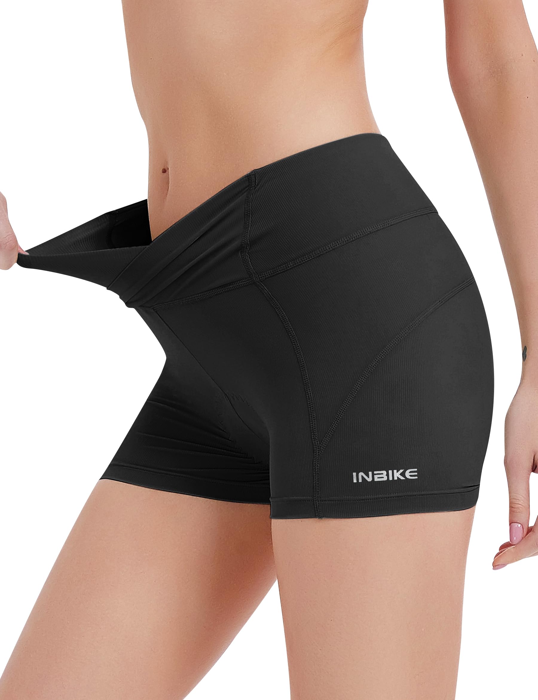 INBIKE Culotte Ciclismo Mujer Pantalon Corto Ciclismo Mujer con Badana MTB con 3D Acolchado De Gel