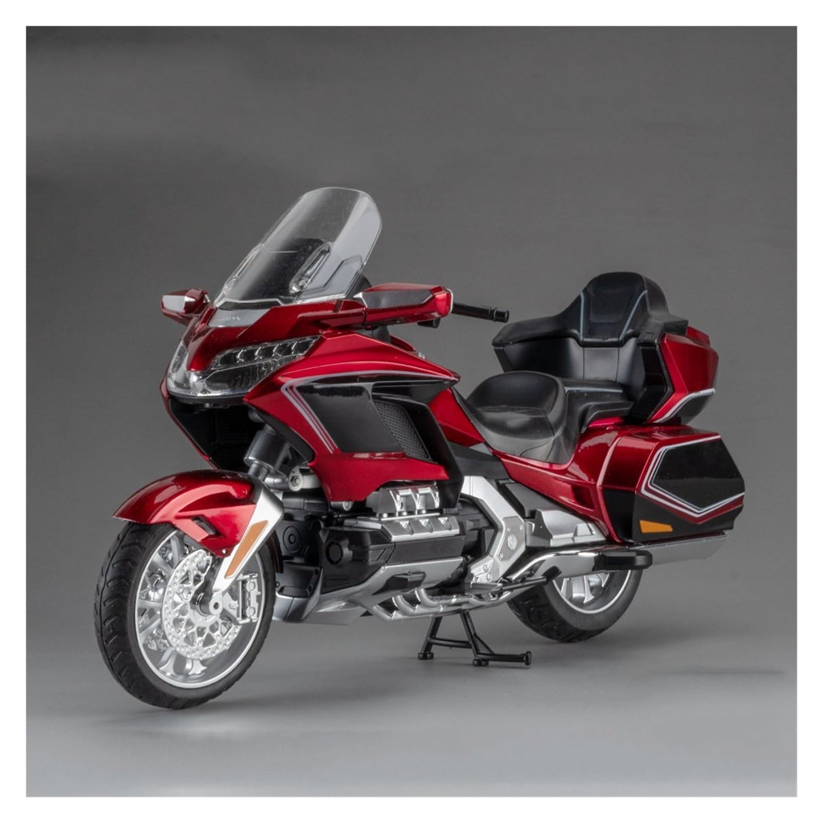 Die Cast Model 1:11 For Gold Wing GL800 2021 Motorcycle Simulation Alloy Model Collection Display(Red)