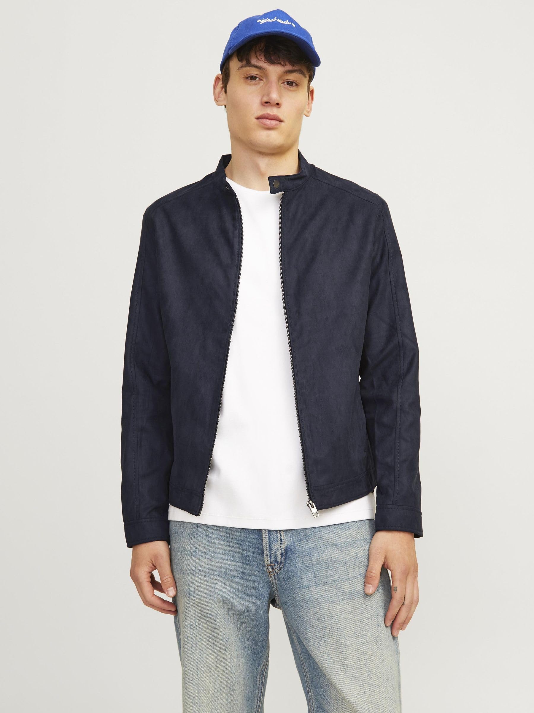 JACK & JONES Synthetic Suede Jacket Synthetic Suede Jacket
