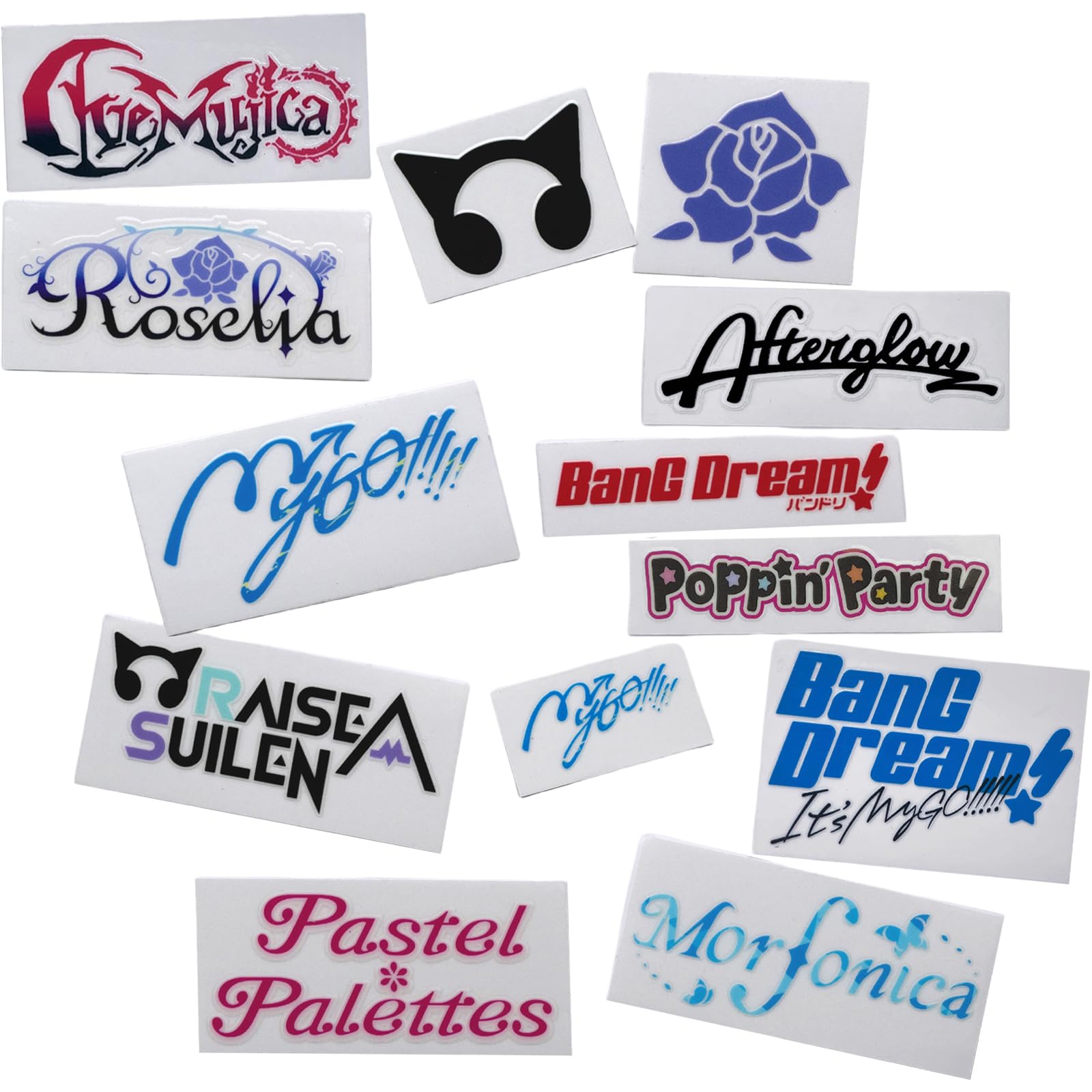 Amazon.co.jp: [HIWOWO]ステッカー 5枚入り BanG Dream!印象風 MyGO
