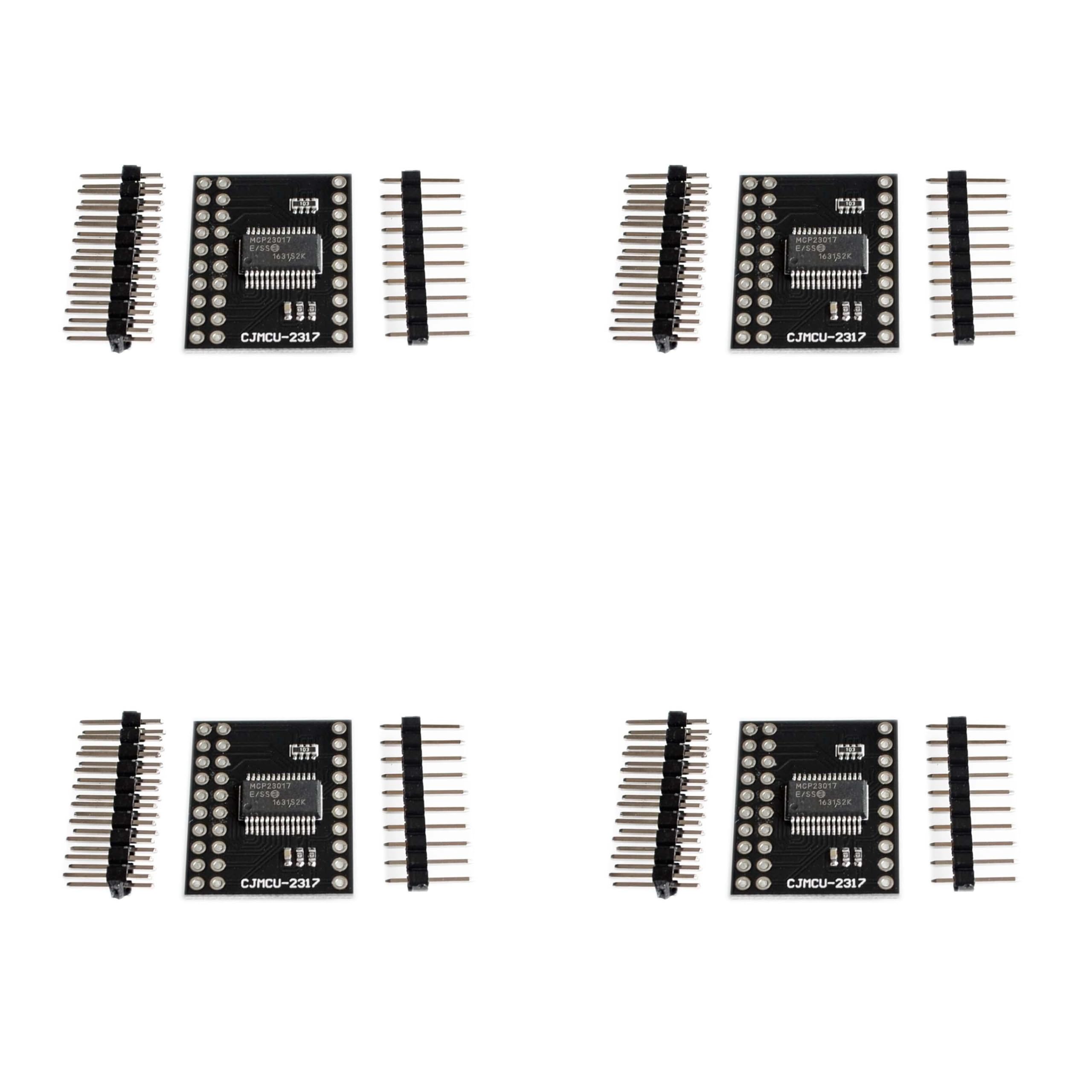 (4 pc) flyrobo mcu-2317 mcp23017 expander serial i2c interface module