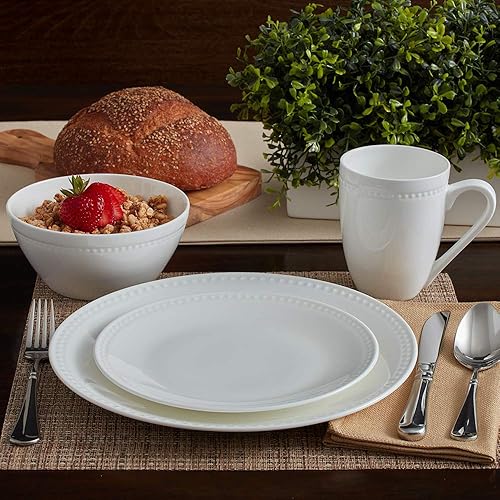 Miniatura 3 de Mikasa 5224192 Loria - Juego de vajilla de 16 piezas, servicio para 4 personas