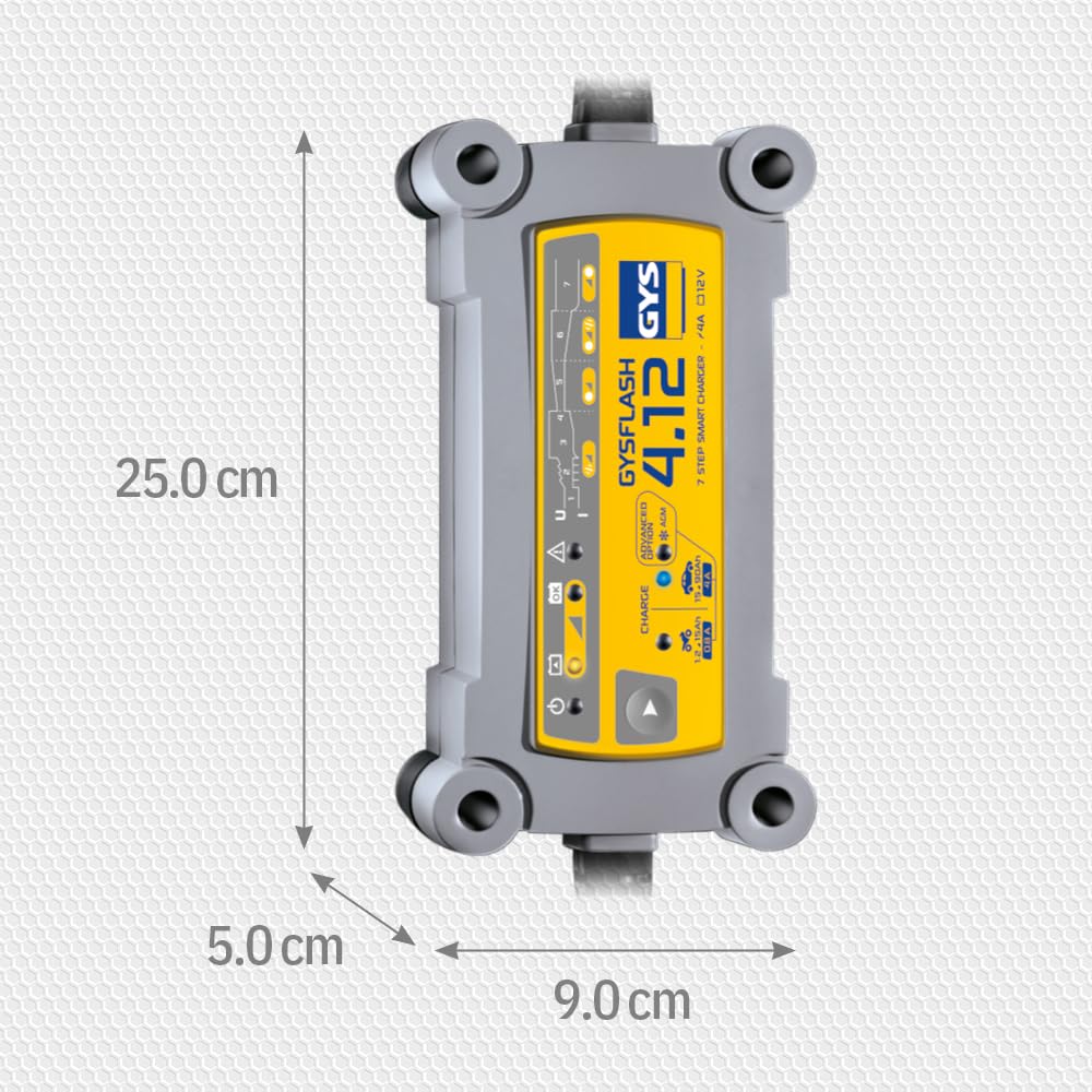 GYS Caricabatterie per Auto Moto Batteriea da 1,2Ah 029422