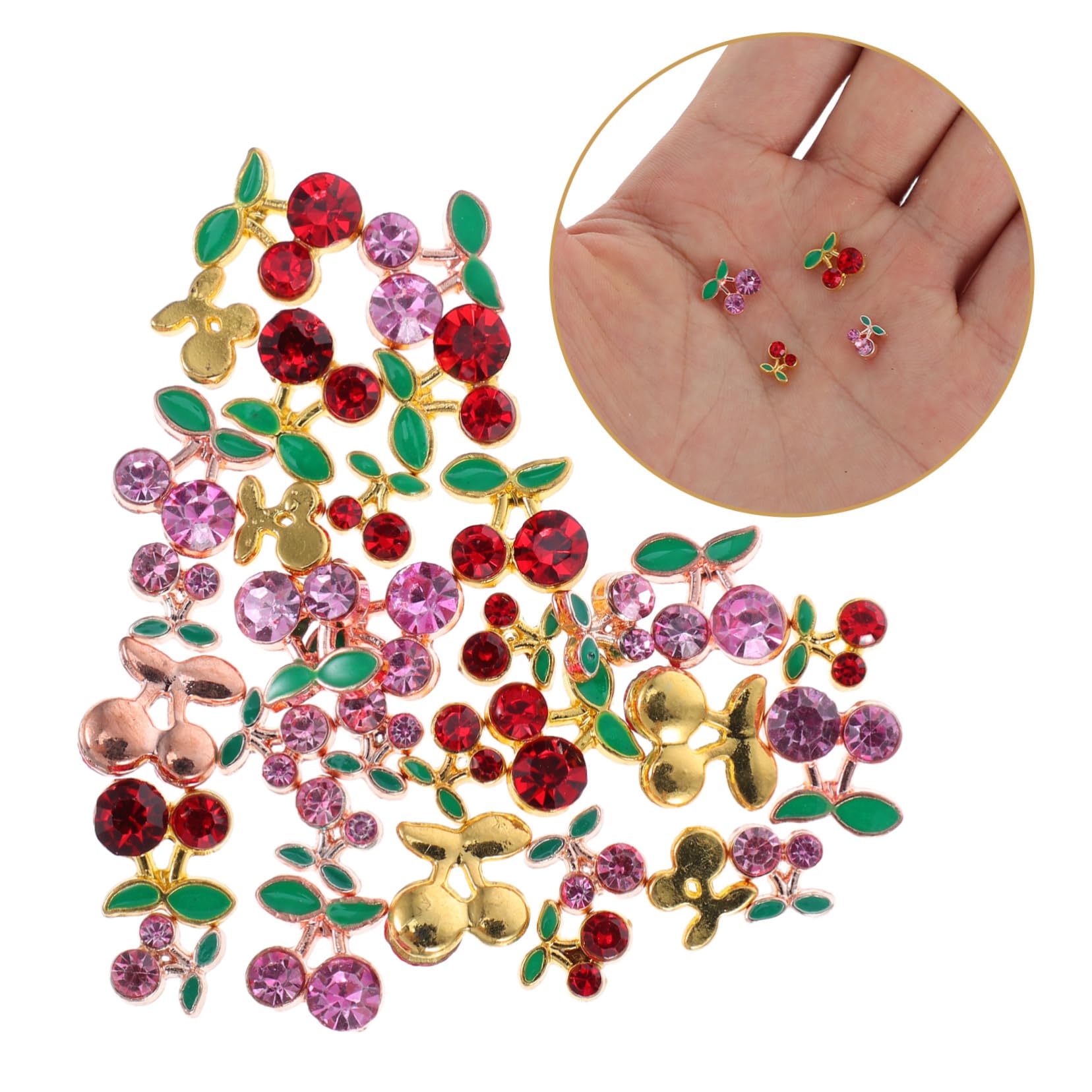 3 Set Ciondoli Per Unghie Con Decorazioni Unghie Per Nail Art Femminilper Feste E Speciali 32 Pezzi*3