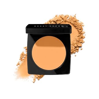 Bobbi Brown Sheer Finish Pressed Powder | Oil-Absorbing, Mattifying Setting Powder for All-Day Shine Control | Includes Puff, 0.32 Ounce