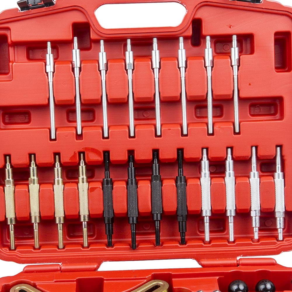 maXpeedingrods Herramienta de Alineación de Embrague, 38 Piezas Universal SAC Autoajustable de Ensamblaje de Embrague, Kit Centrador Compresor Embragues?para Mayoría de Vehículos Comerciales Ligeros
