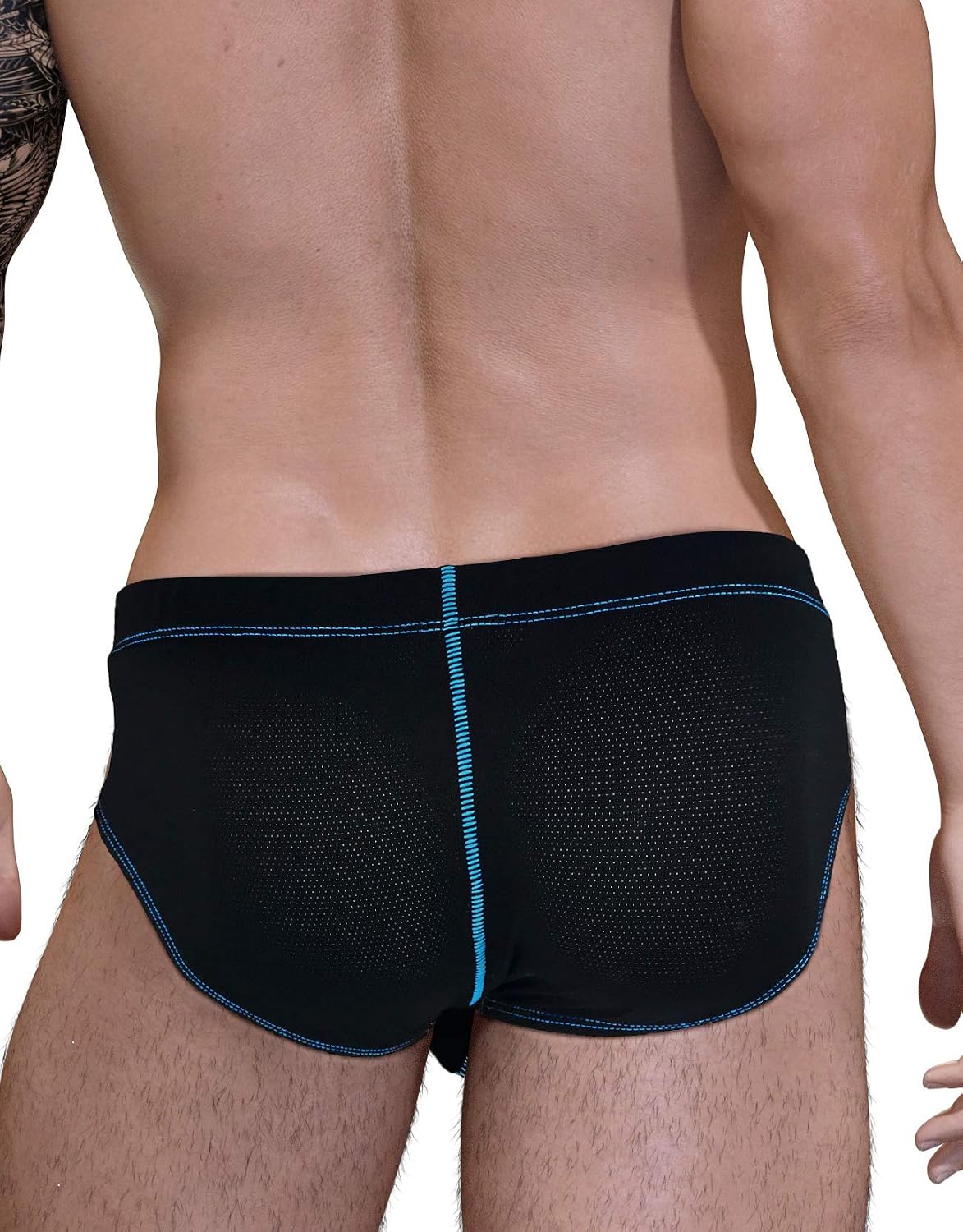 Wildmant Stitch Big Boy Pouch Brief - Blue