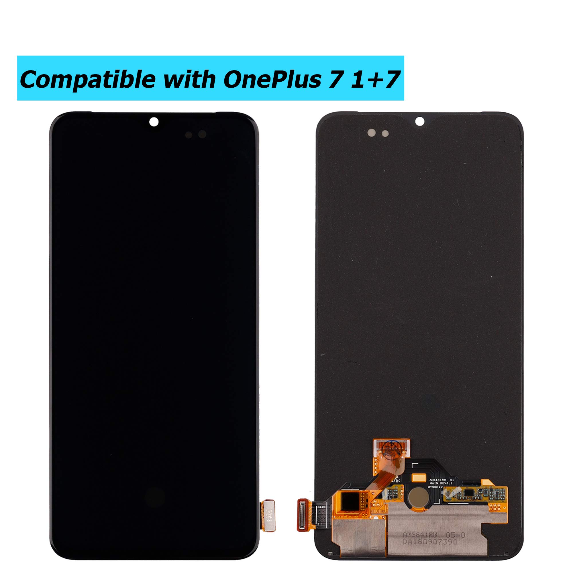 Amazon.com: Vvsialeek New AMOLED Compatible with OnePlus 7 1+7