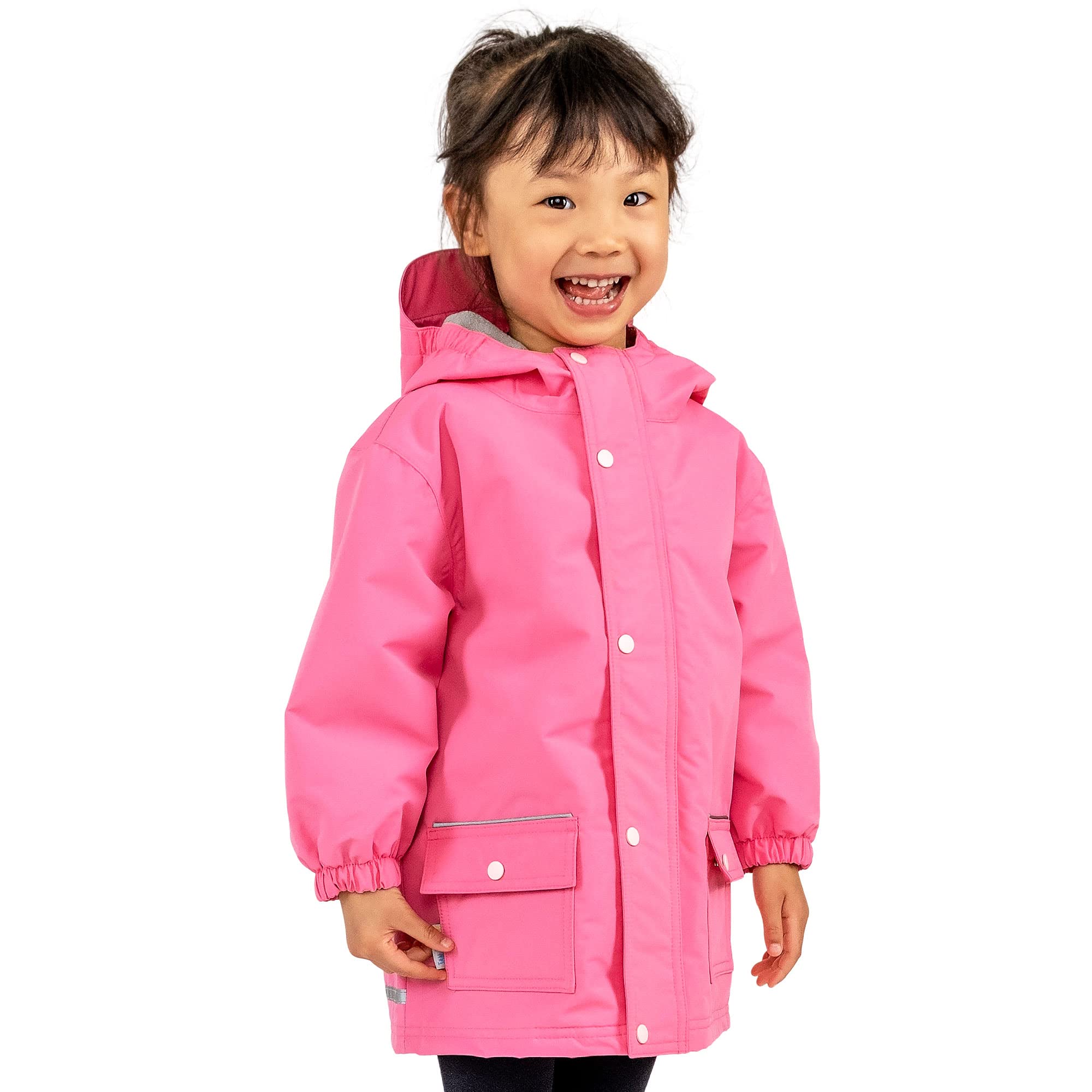 JAN &amp; JUL Waterproof Cozy-Dry Rain Jacket for Kids