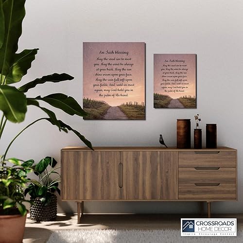 Miniatura 3 de Marco de lienzo Irish Blessing, decoración irlandesa, decoración de pared irlandesa, oración irlandesa C2103-11x14