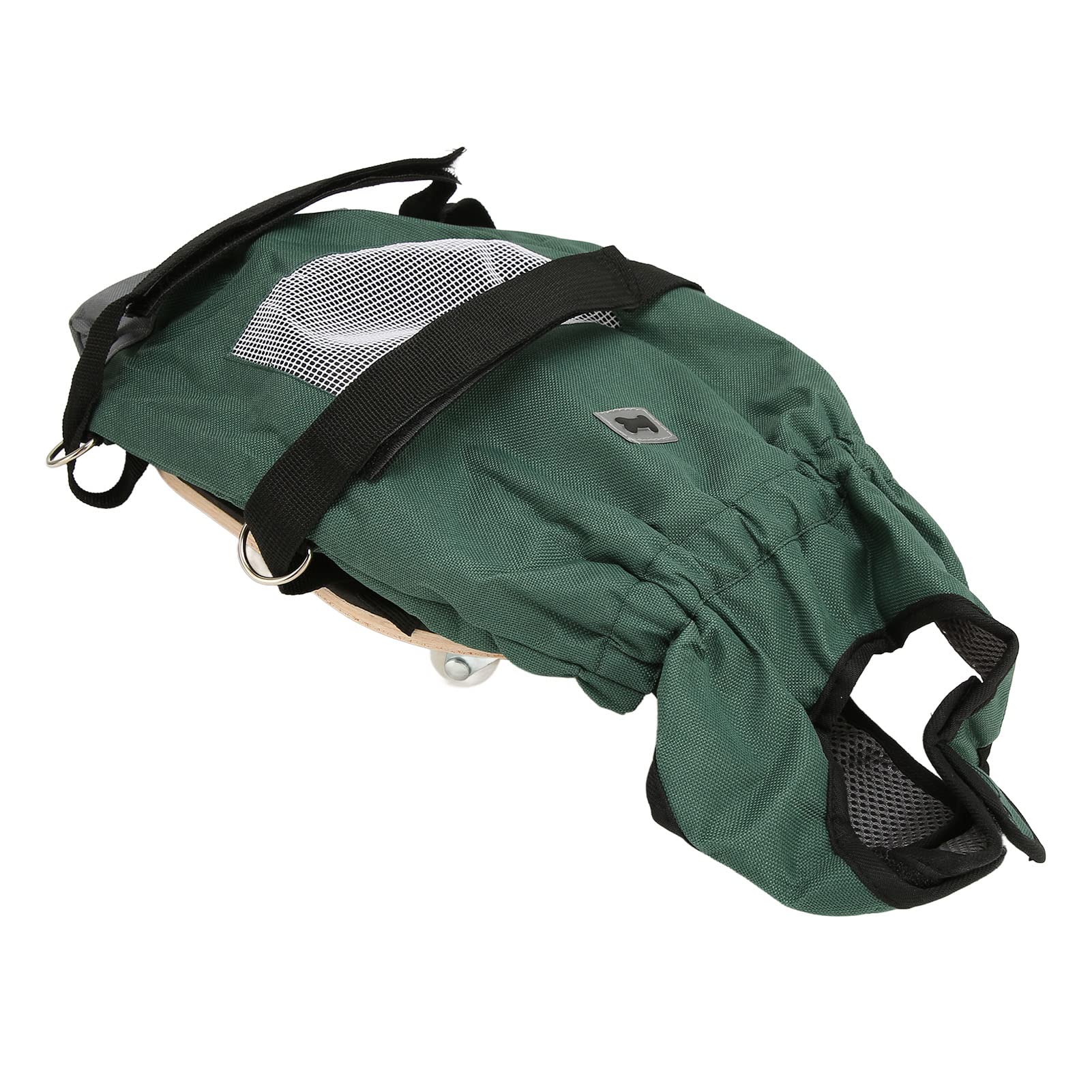 Silla de Ruedas para Mascotas Paralizadas, Silla de Ruedas para Patas Traseras Perro Paralizado Transpirable ProteccióN Segura Pet Drag Bag Scooter (M (Adecuado para 4‑6 kg/8,8‑13,2 LB))