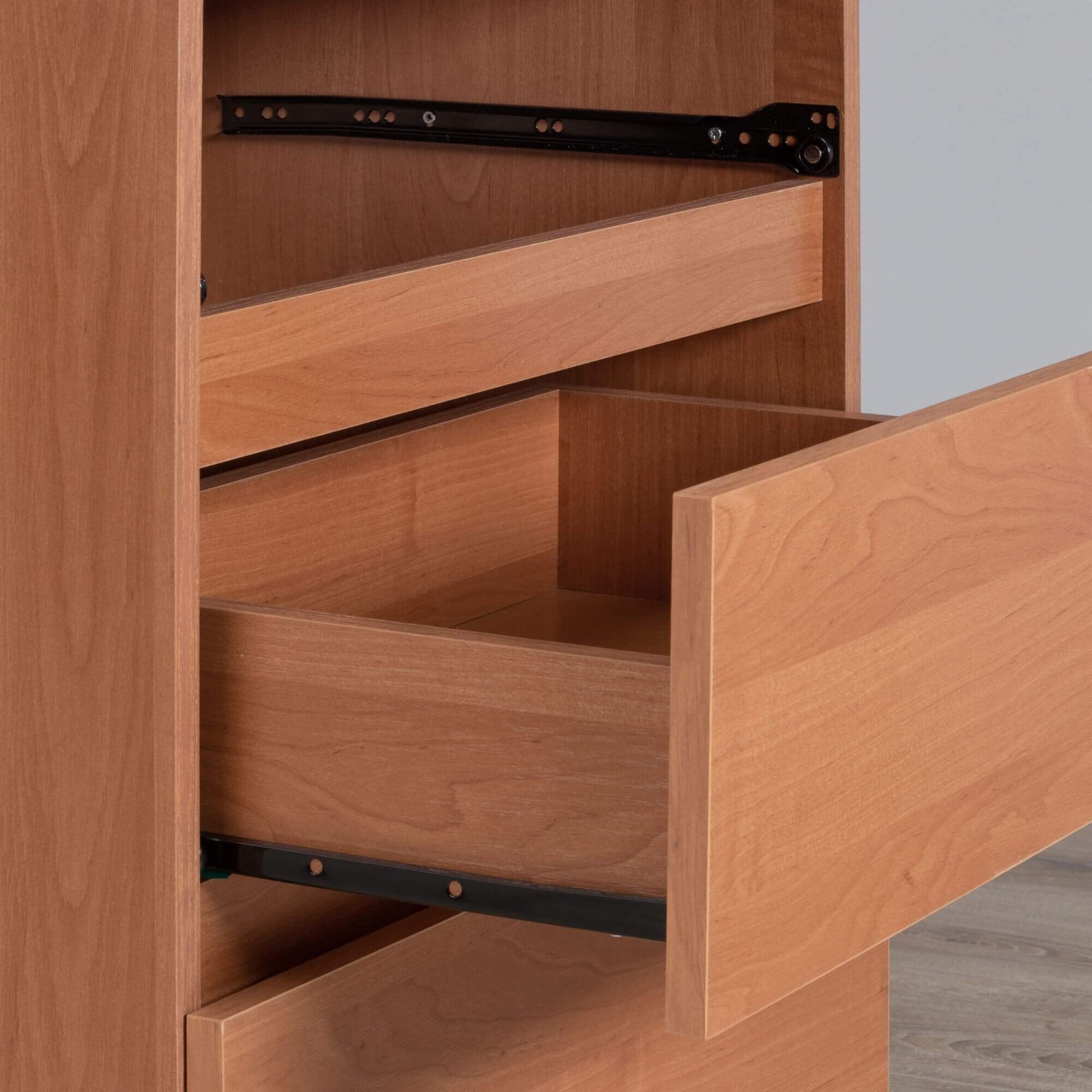 AKORD Cassettiera K 140 cm 8 (2 x 4) Cassetti | Moderna Mobiletto per Soggiorno Sala da Pranzo Camera da Letto | Armadio Cameretta | 138 x 99 x 40 cm | Peso 72kg | Ontano