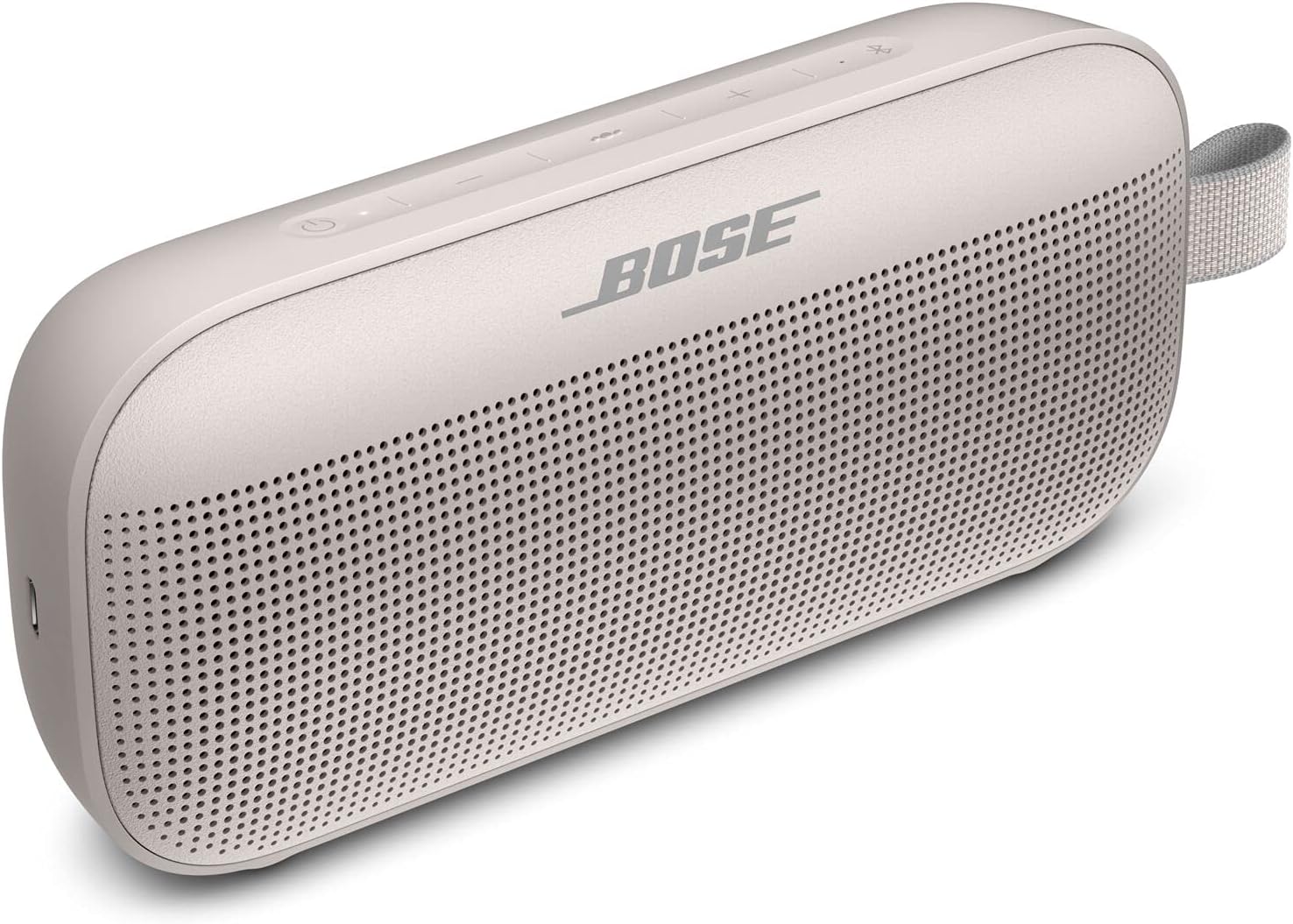 Bose SoundLink Flex Portable Bluetooth Waterproof Dustproof Speaker -White Smoke (Renewed)