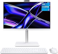 Acer Aspire C27-A All-in-One Desktop PC - Intel Core i5-13420H, 16GB, 1TB SSD, Integrated Graphics, 27' Full HD, Windows 11, White