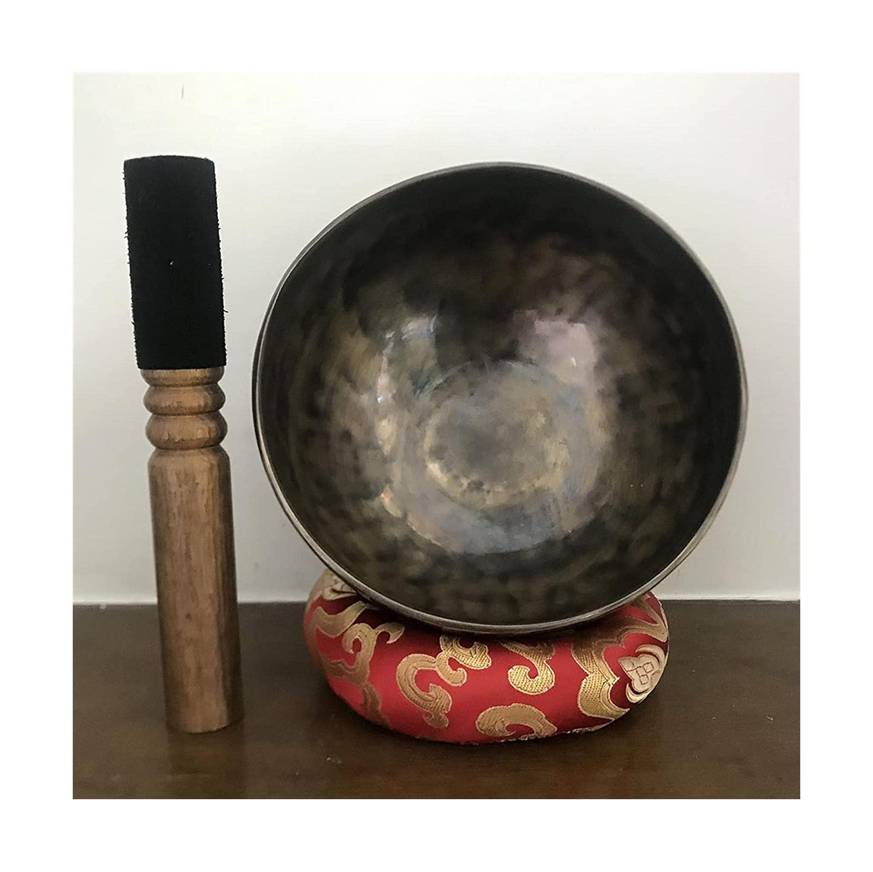 Set di campane tibetane per meditazione, yoga, guarigione dei chakra, preghiera e consapevolezza dal Nepal. Campana sonora buddista in metallo per meditazione, facile da suonare per principianti.