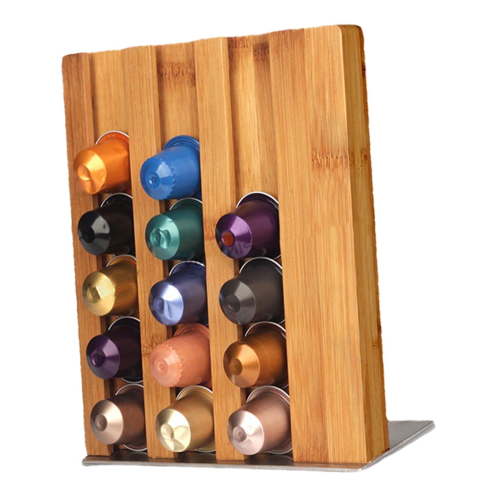 Jazuaiao Clear Acrylic Coffee Pods Rack Stand Shelf Holder Suitable for Organizers
