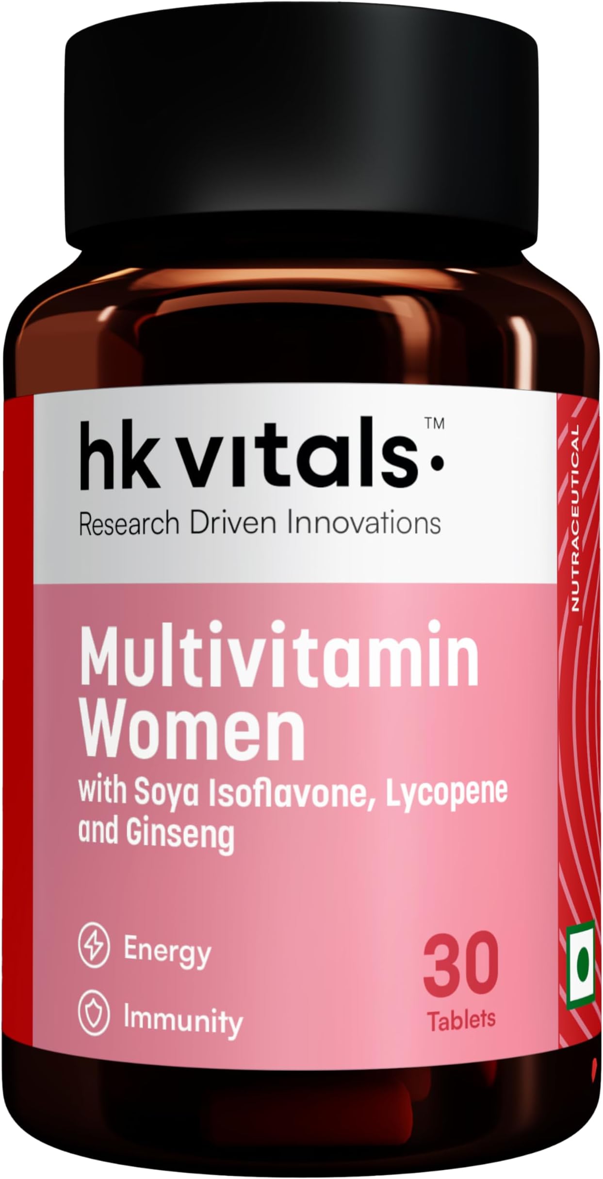 Multivitamin For Women (30 Tablets) |With Zinc, Vitamin C, Vitamin D, Multiminerals & Ginseng Extract