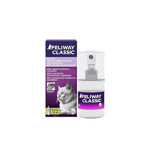 FELIWAY Classic Cat Calming Pheromone Travel Spray (20 mL) - 20 mL