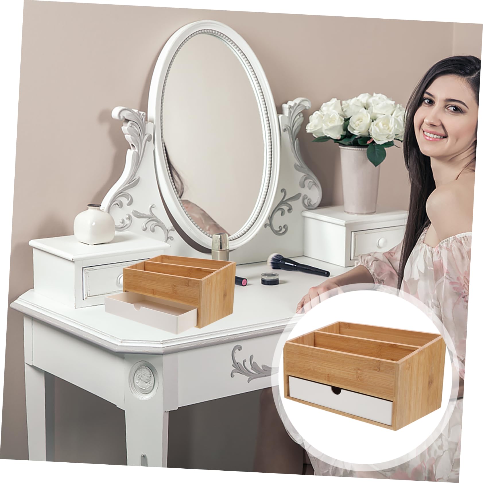 Lurrose Organizza Il Tuo Spazio Con Questo Organizer Da Scrivania in Stile Cassetto Per Piccoli Cassetti Da Scrivania Ufficio Aula E Bagno