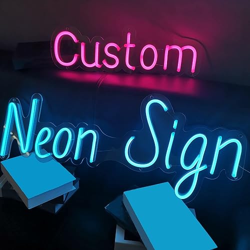 Letrero de neón LED personalizado para dormitorio, boda, fiesta de cumpleaños, sala de juegos, hogar, bar, salón, negocios, logotipo, letrero de disponible en Yaxa Peru