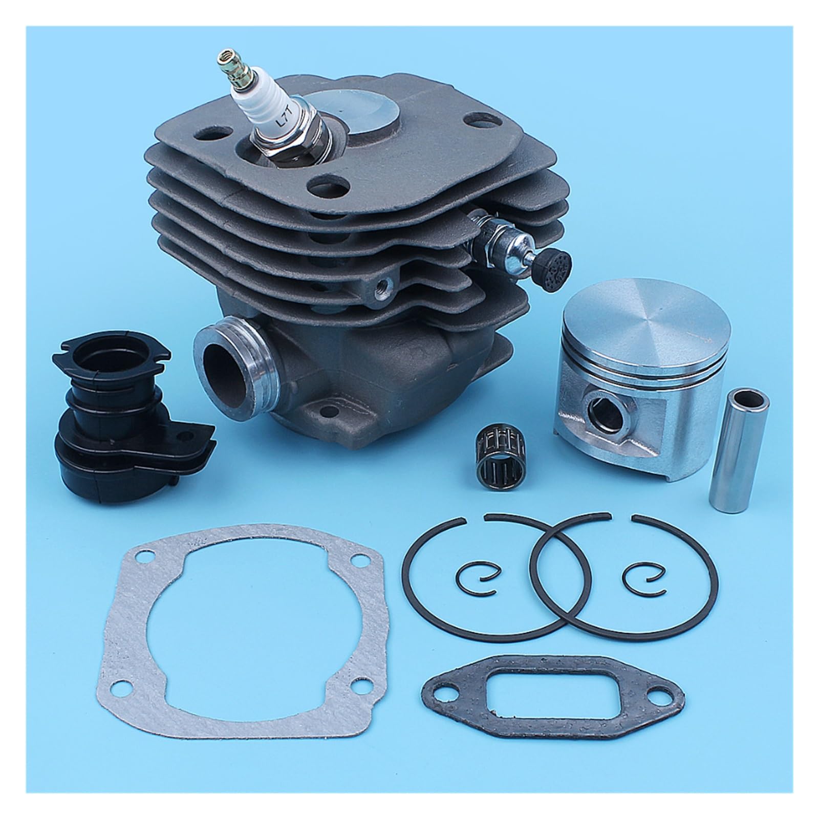 50MM Cylinder Piston WT Intake Manifold Kit for Husqvarna 365 362 371 372 XP 371K for Jonsered 2165 2171 Chainsaw