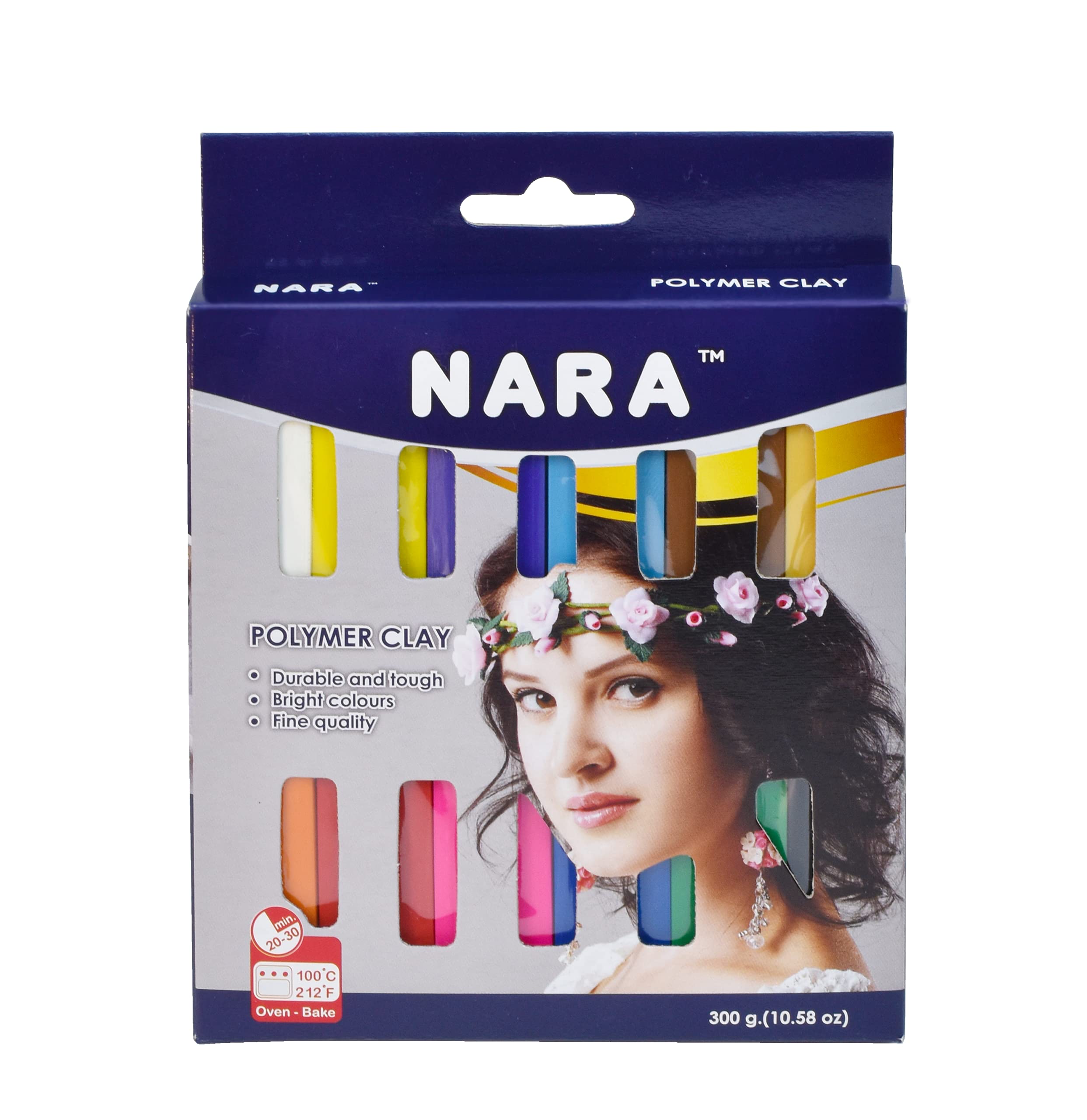 Nara Polymer Clay Starter Pack - 12 Colors * 25g Each