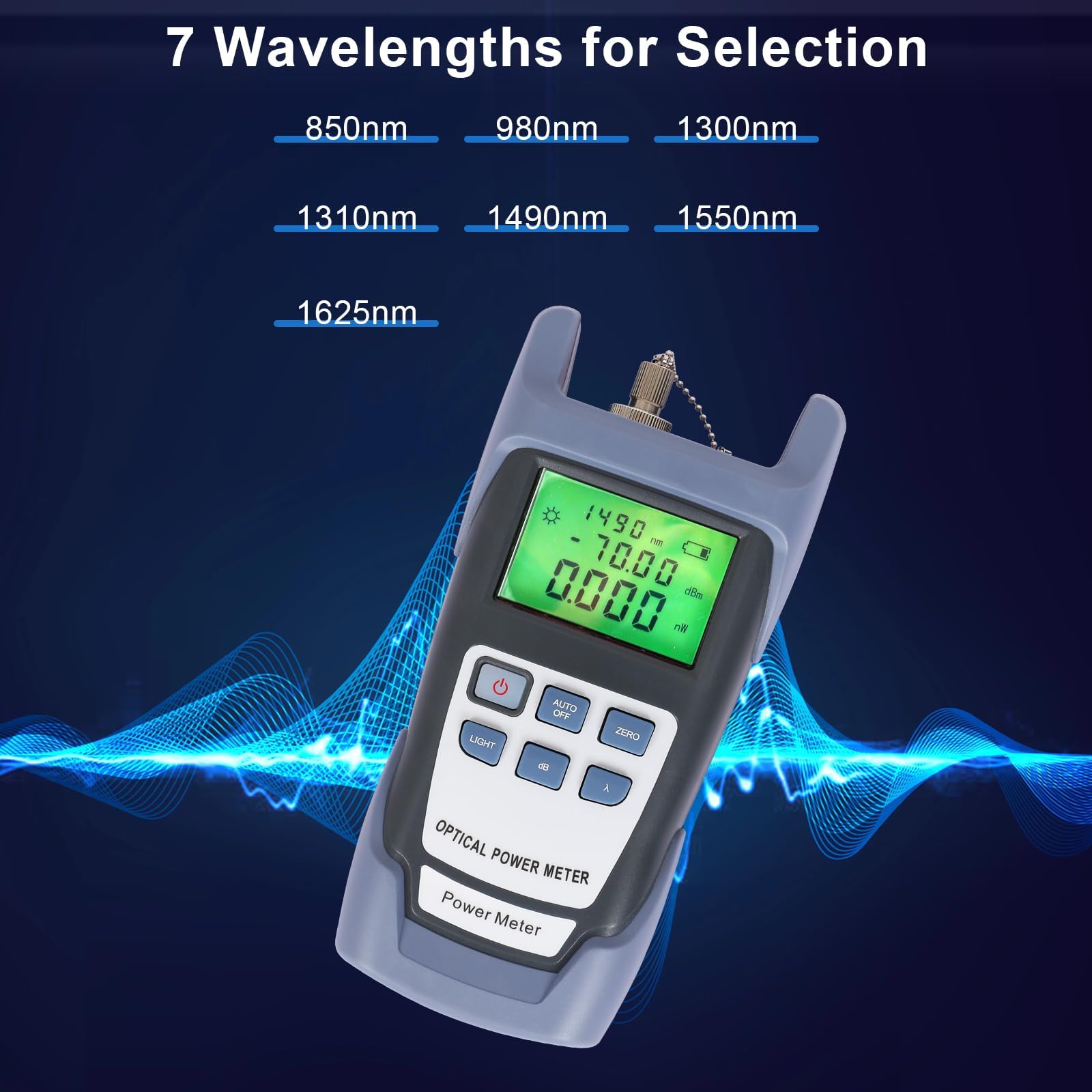 2-in-1 FTTH Glasfaser Tester Werkzeugsatz, Glasfaser-Leistungsmesser 70dBm ~ + 10dBm, 30 MW Glasfaser-Visual Fault Locator, VFL-Glasfaser-Teststift