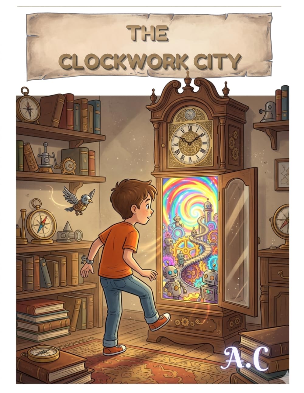 The Clockwork City: A Magical Adventure of Problem Solving, Teamwork, and Curiosity for Kids Ages 4-8