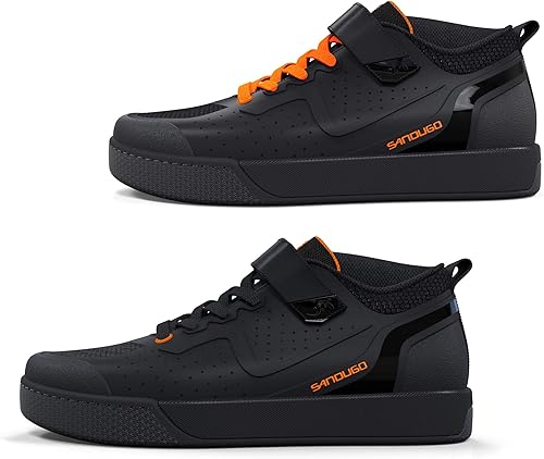 Miniatura 6 de Zapatos de ciclismo MTB Mountain Bike SPD para hombre, adecuados para ciclismo de montaña DH Enduro, compatibles con todos los pedales de 2