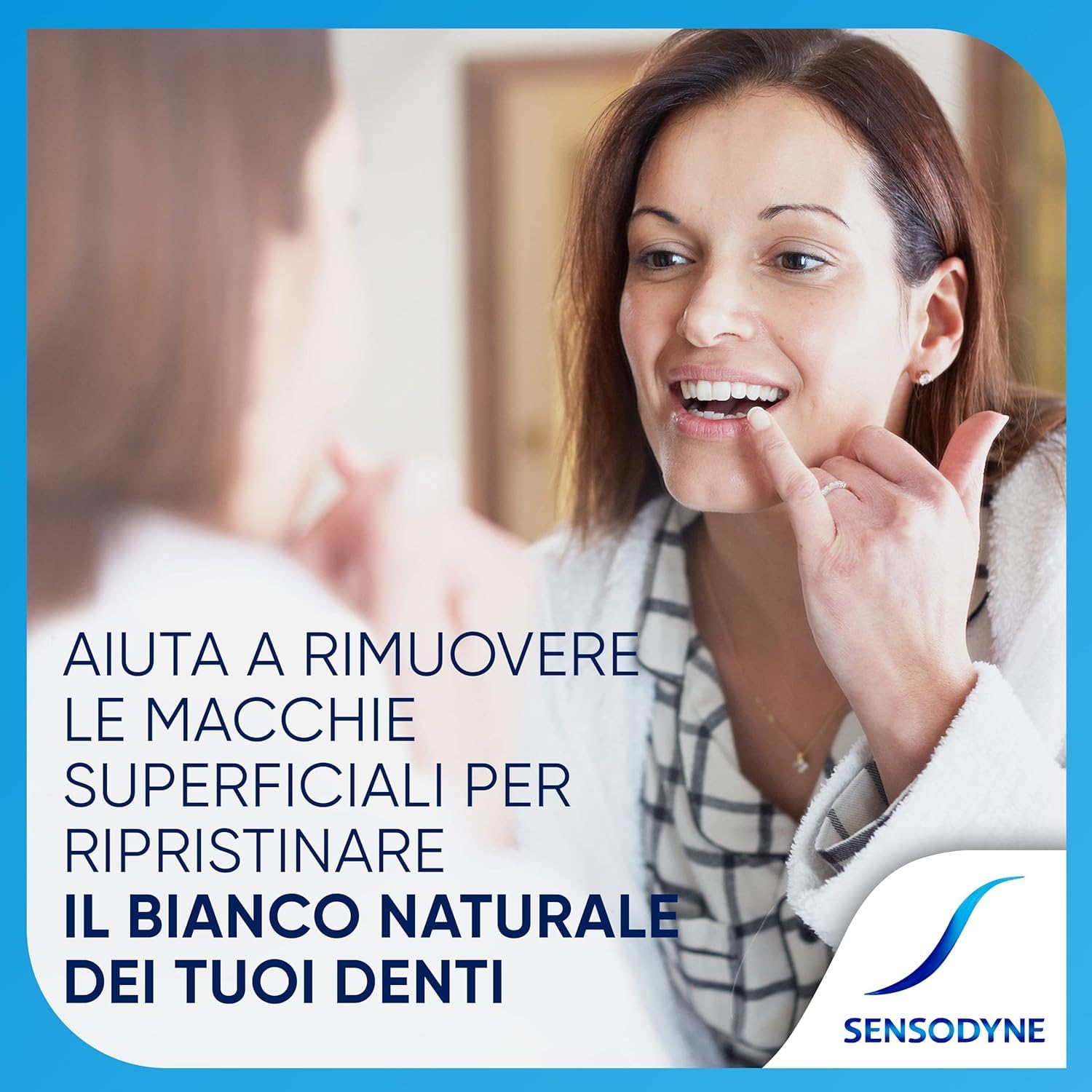 Sensodyne Gentle Whitening Dentifricio Per Denti Sensibili, Contribuisce A Denti Forti E Gengive Sane, Maxi formato 4x75 ml