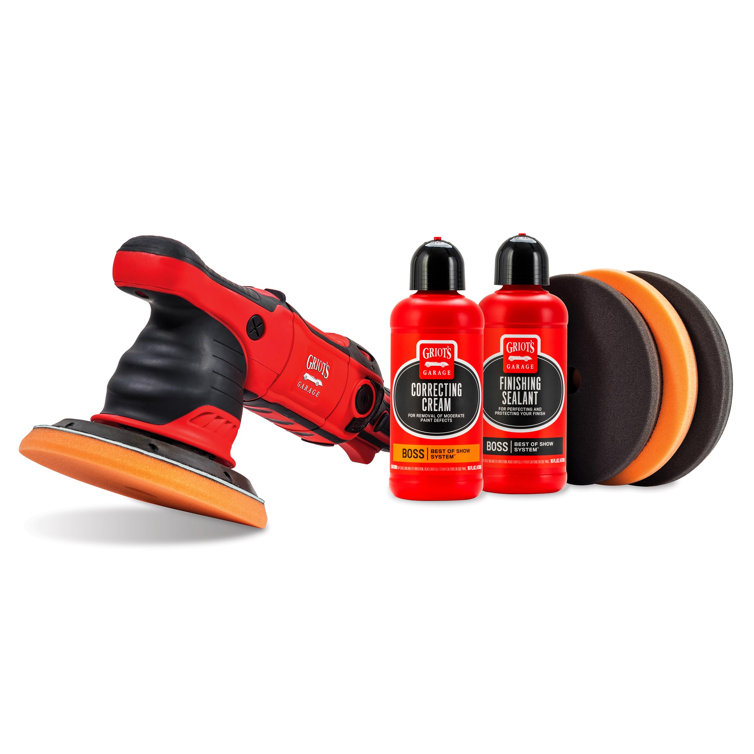 Griot's Garage G9 Orbital 2-Step BOSS Kit for Car Polishing