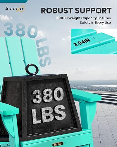 Miniatura 4 de Silla Adirondack plegable, sillas Adirondack de polietileno de alta densidad para todo tipo de clima, sillas Adirondack de plástico con soporte para