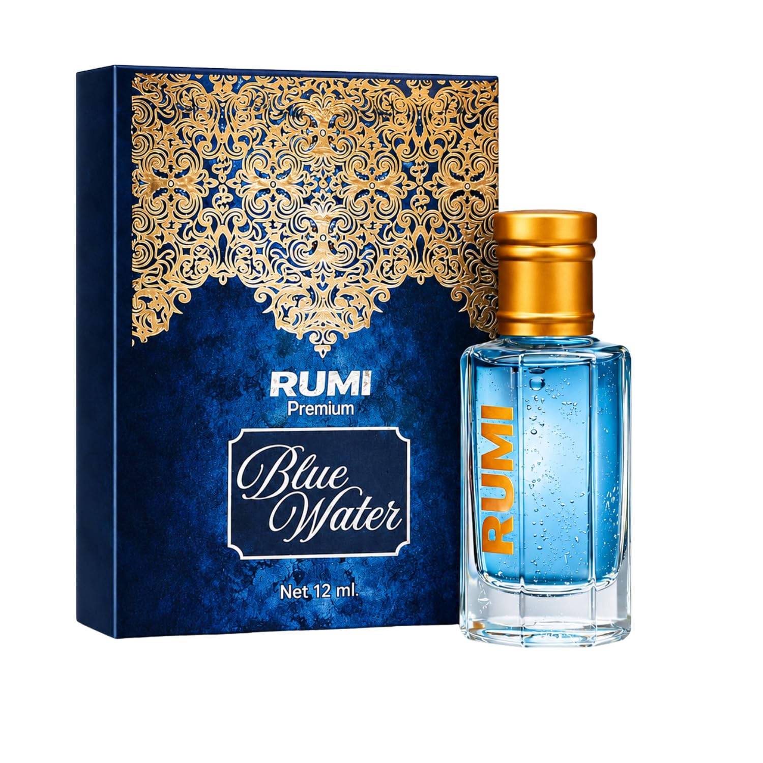 Blue Water Attar For Men and Women | 100% Alcohol Free | Cool Aquatic Calming Aroma | 12 mL Attar ideal for Gift Pack | Natural ingredients | Long Lasting|-image-6