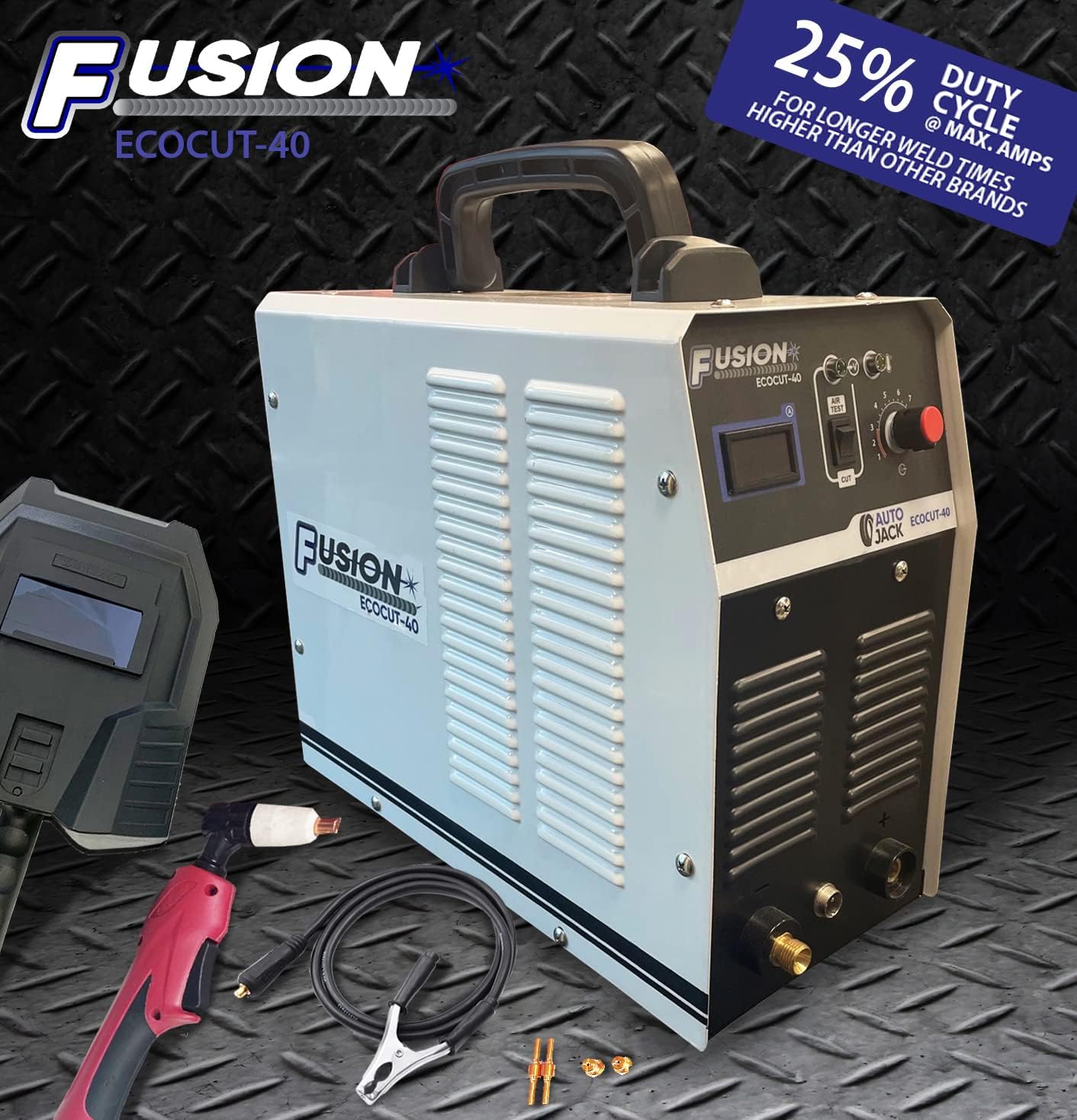 Autojack Inverter Plasma Cutter with Integrated Air Compressor Torch