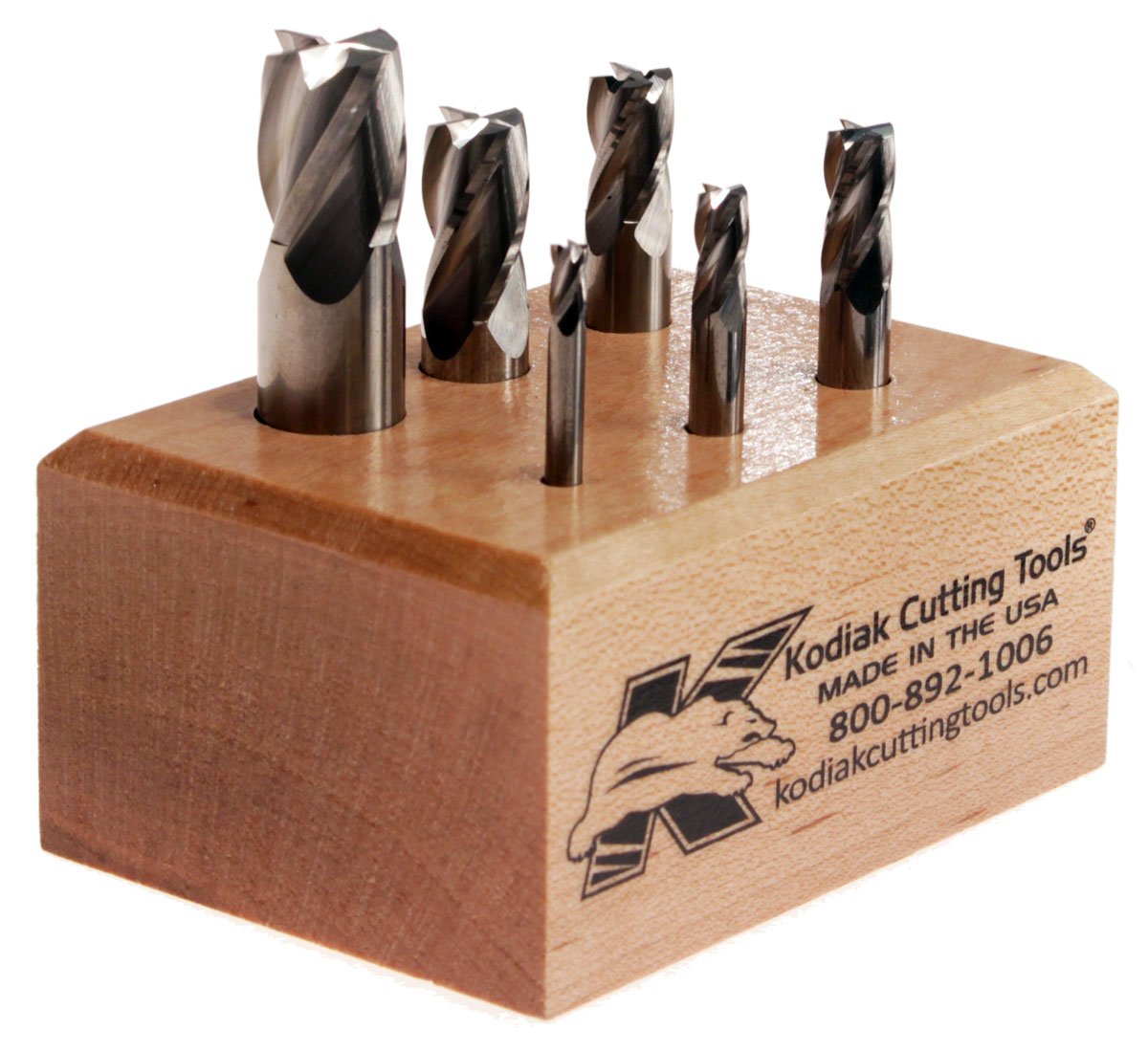Kodiak Cutting Tools 2A-8943-0S4O USA Made Micrograin Carbide End