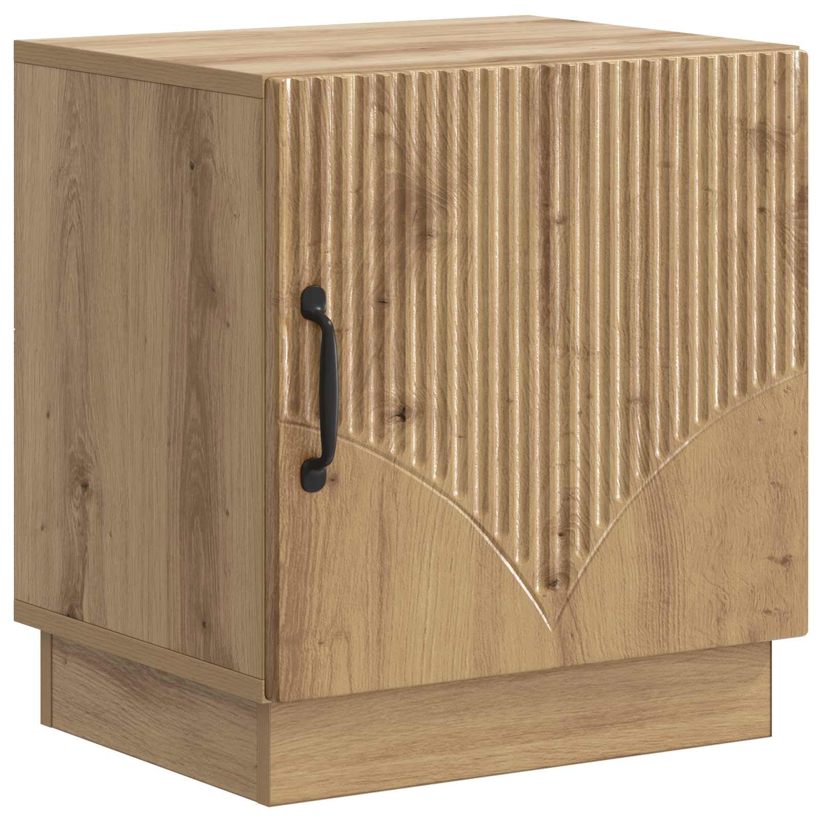 Table de chevet bois et poignée métal noir : le meuble de rangement élégant et fonctionnel