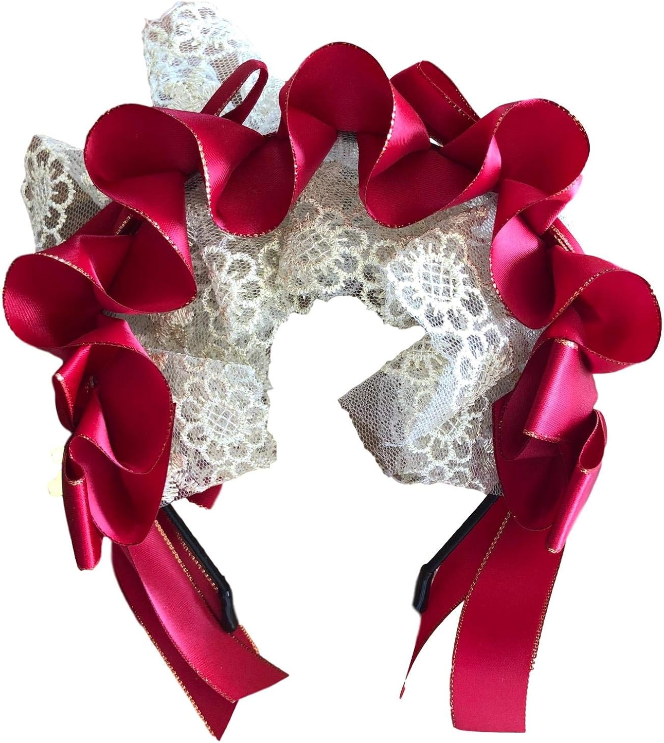 ロリータ レース レディース カチューシャ ゴージャスフリル ゴスロリ 蝶結び コスプレ 髪飾り ヘアアクセサリー 萌え キュート メイド ロリータ レース レディース カチューシャ ゴージャスフリル ゴスロリ 蝶結び コスプレ 髪飾り ヘアアクセサリー 萌え キュート メイド