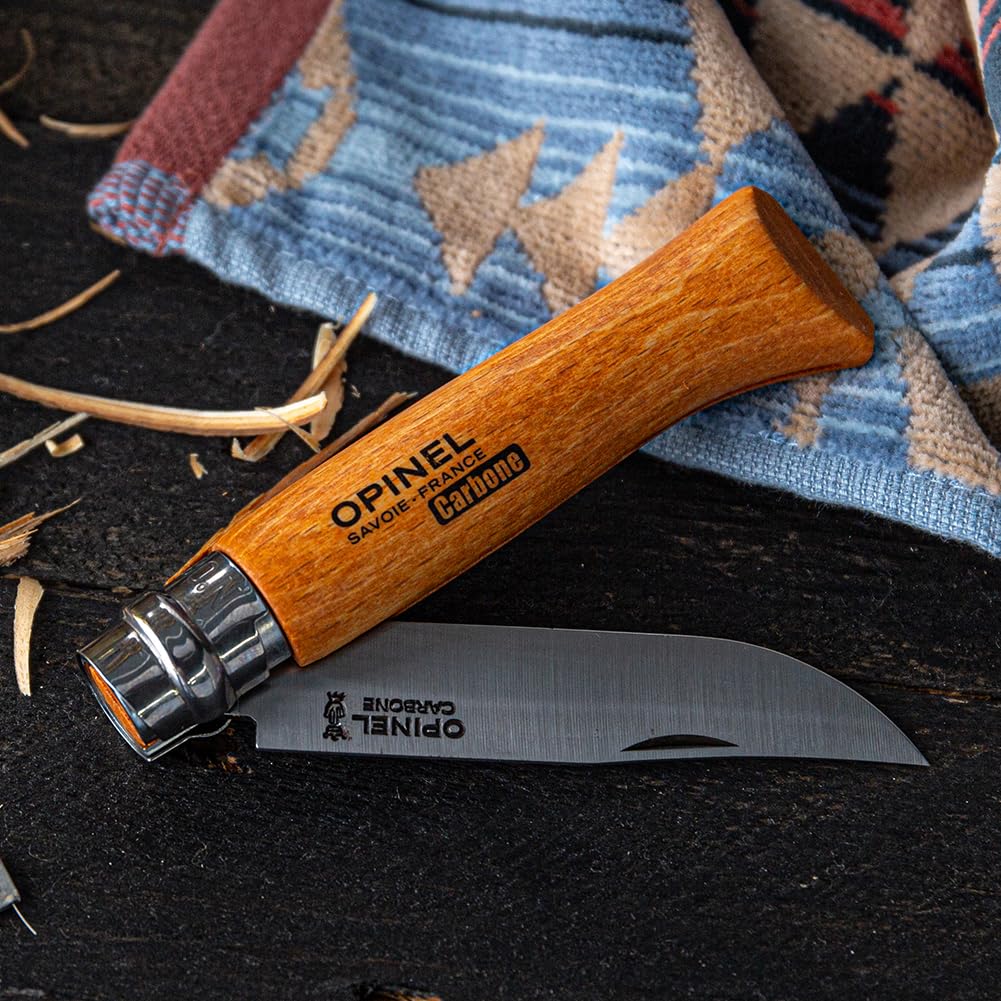 : [ オピネル ] Opinel アウトドアナイフ No.8 カーボン