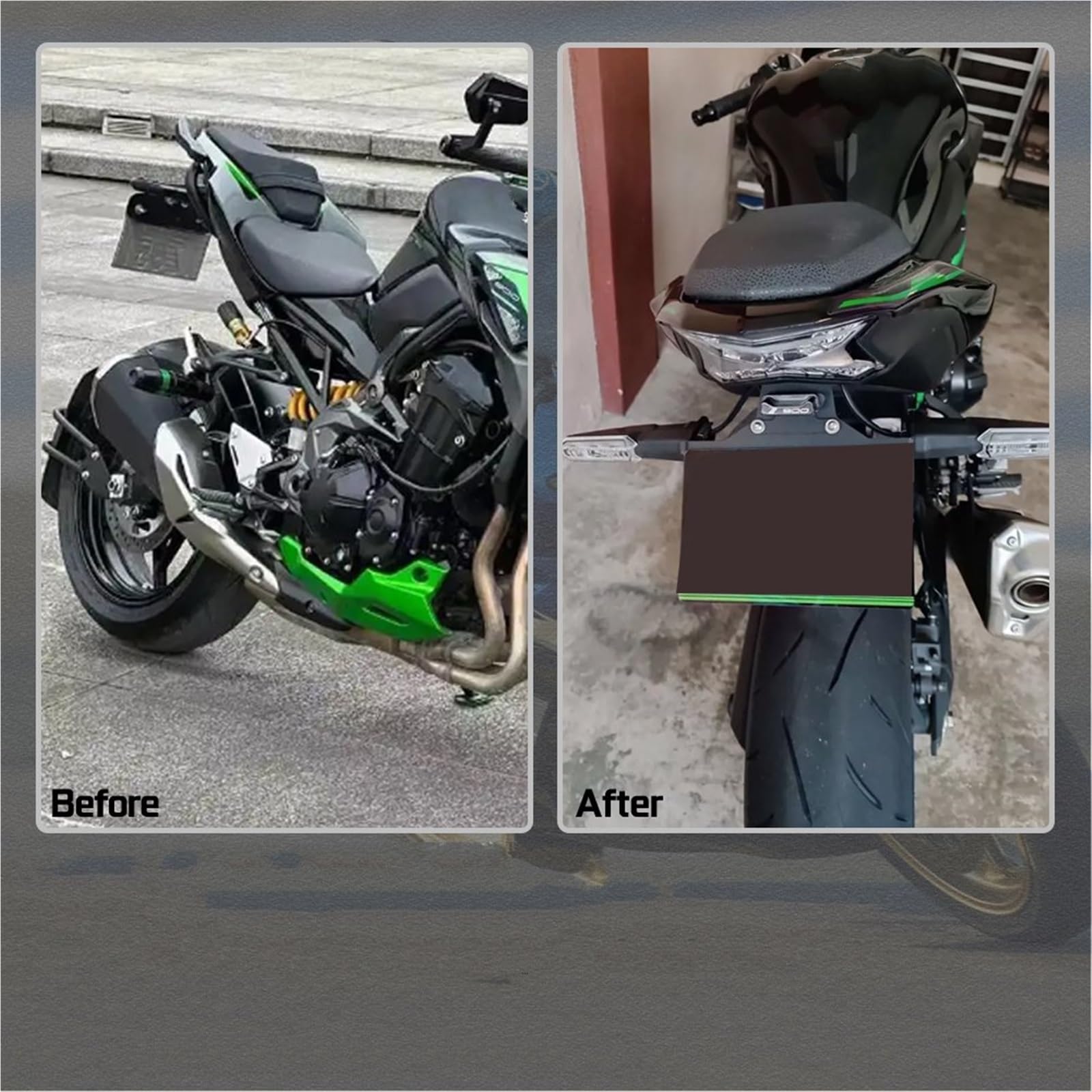 Portatarga Per Moto, Accessorio Per Eliminare Il Parafango Posteriore, Supporto Portatarga Per Z900 SE ABS 17-25