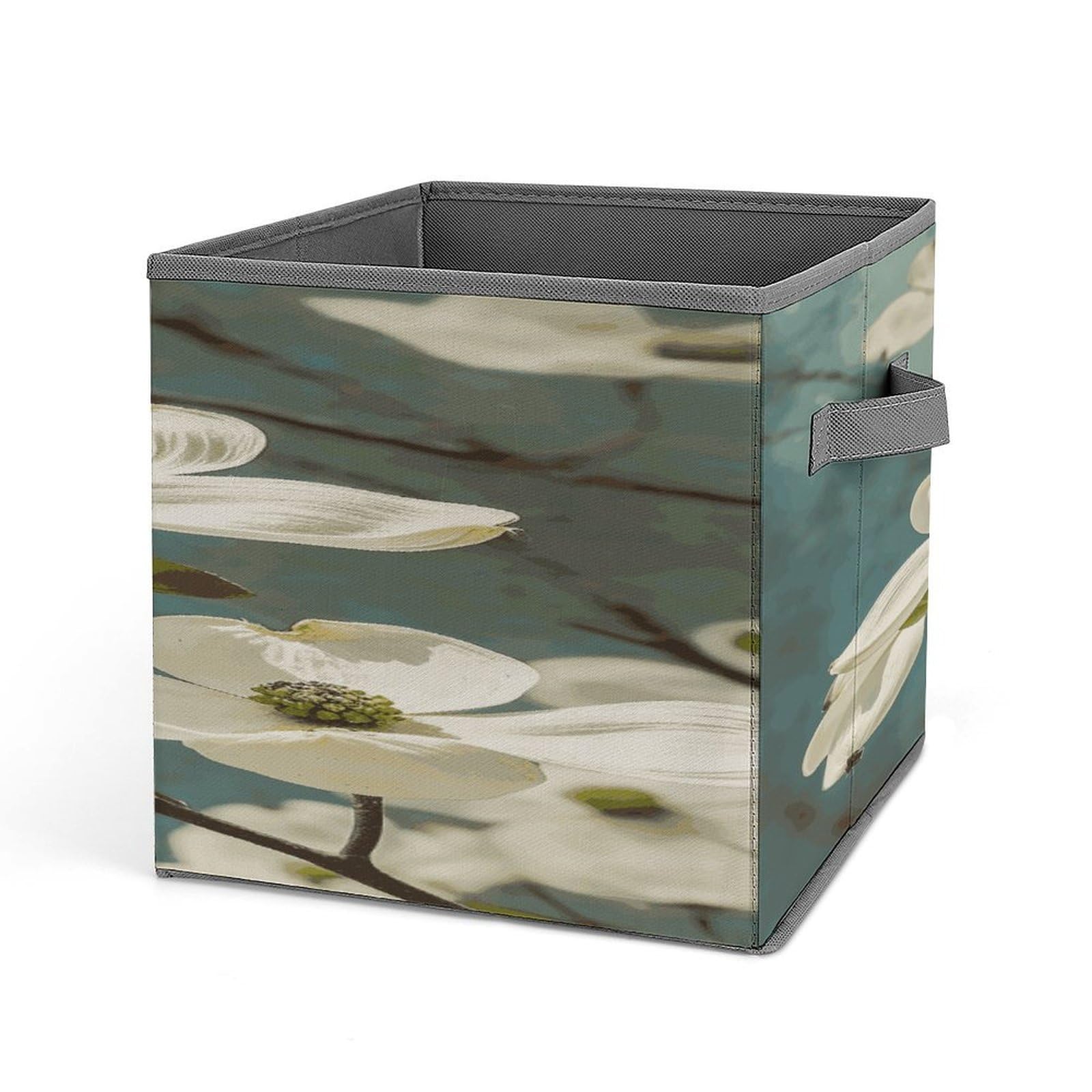 Fekiloot Style Spring Dogwood Blossoms Storage Bins Storage Baskets