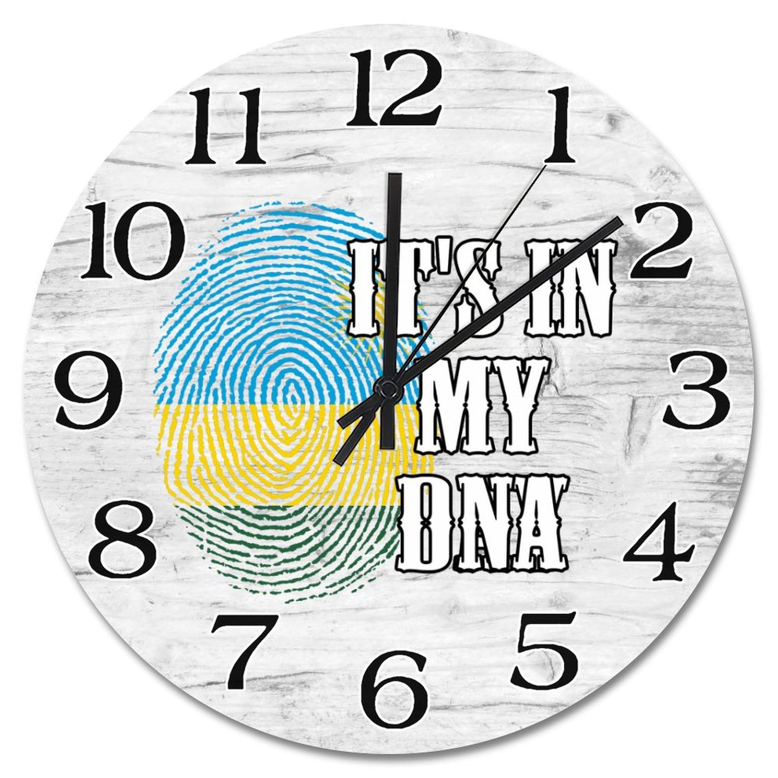 Horloge murale vintage Rwanda : idée cadeau expatrié